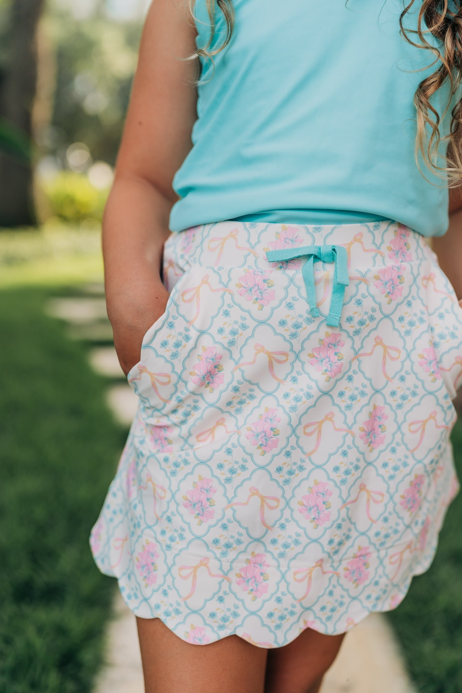 Floral Fancies Skort And Shirt Set