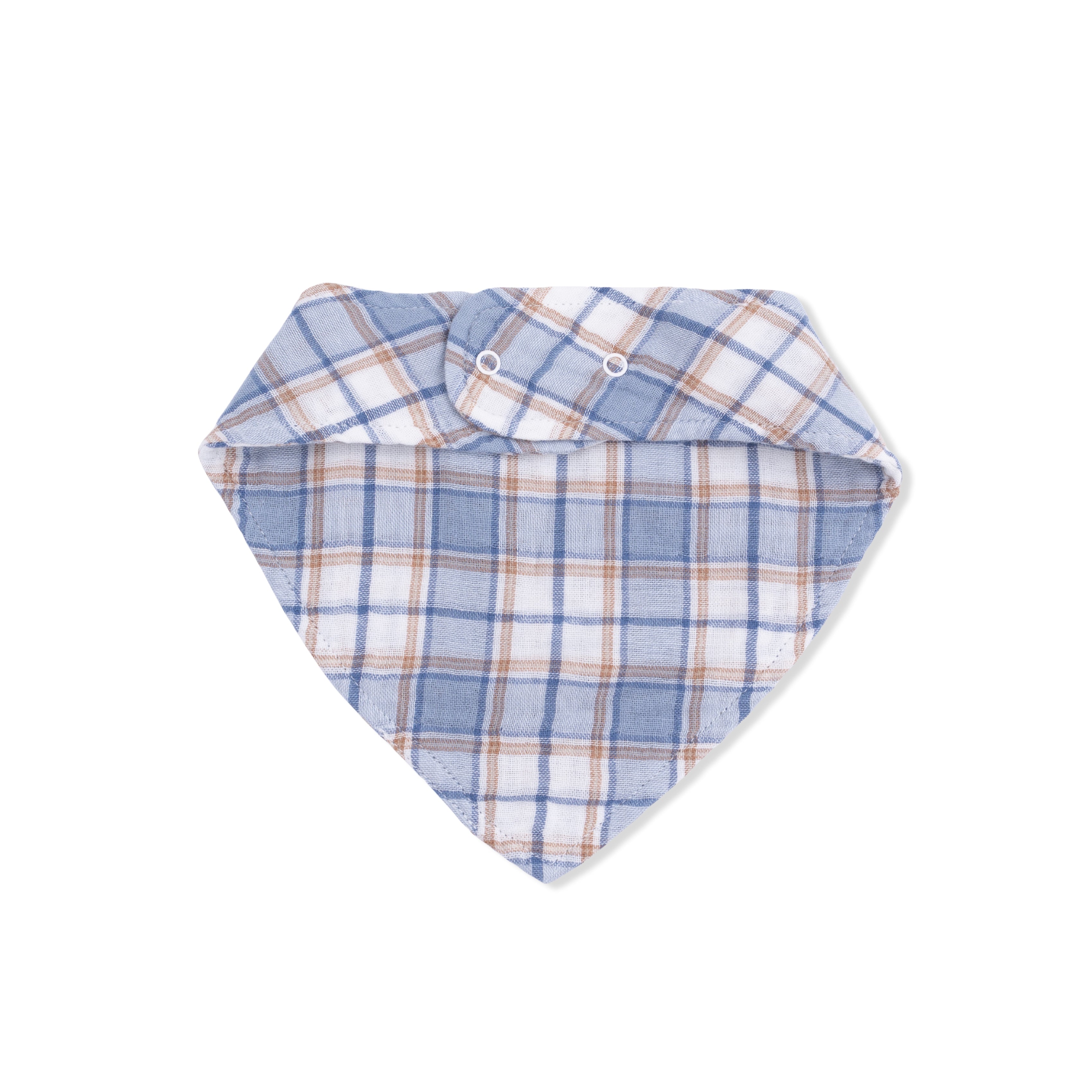 Western Boot Plaid - Bandana Bib