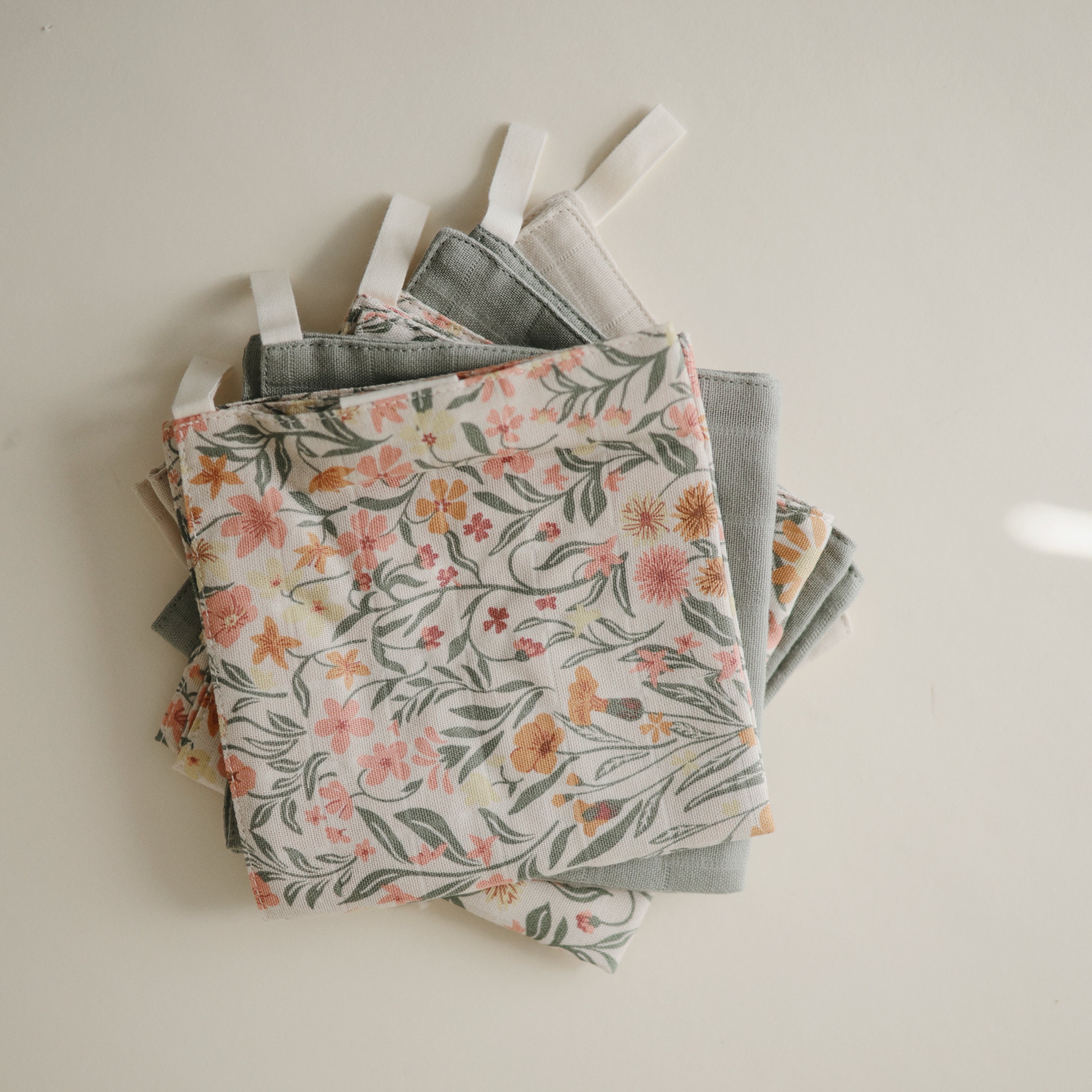 Muslin Cotton Washcloth 5-pack