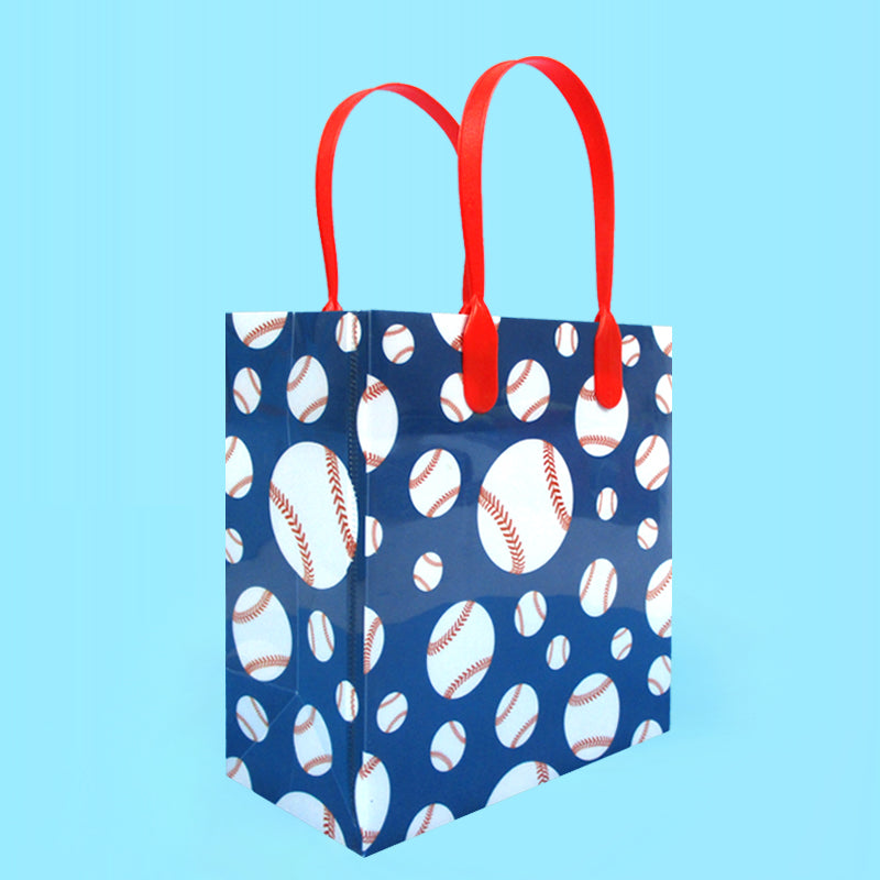 Baseball Party Favor Bags Treat - Set Of 6 Or 12