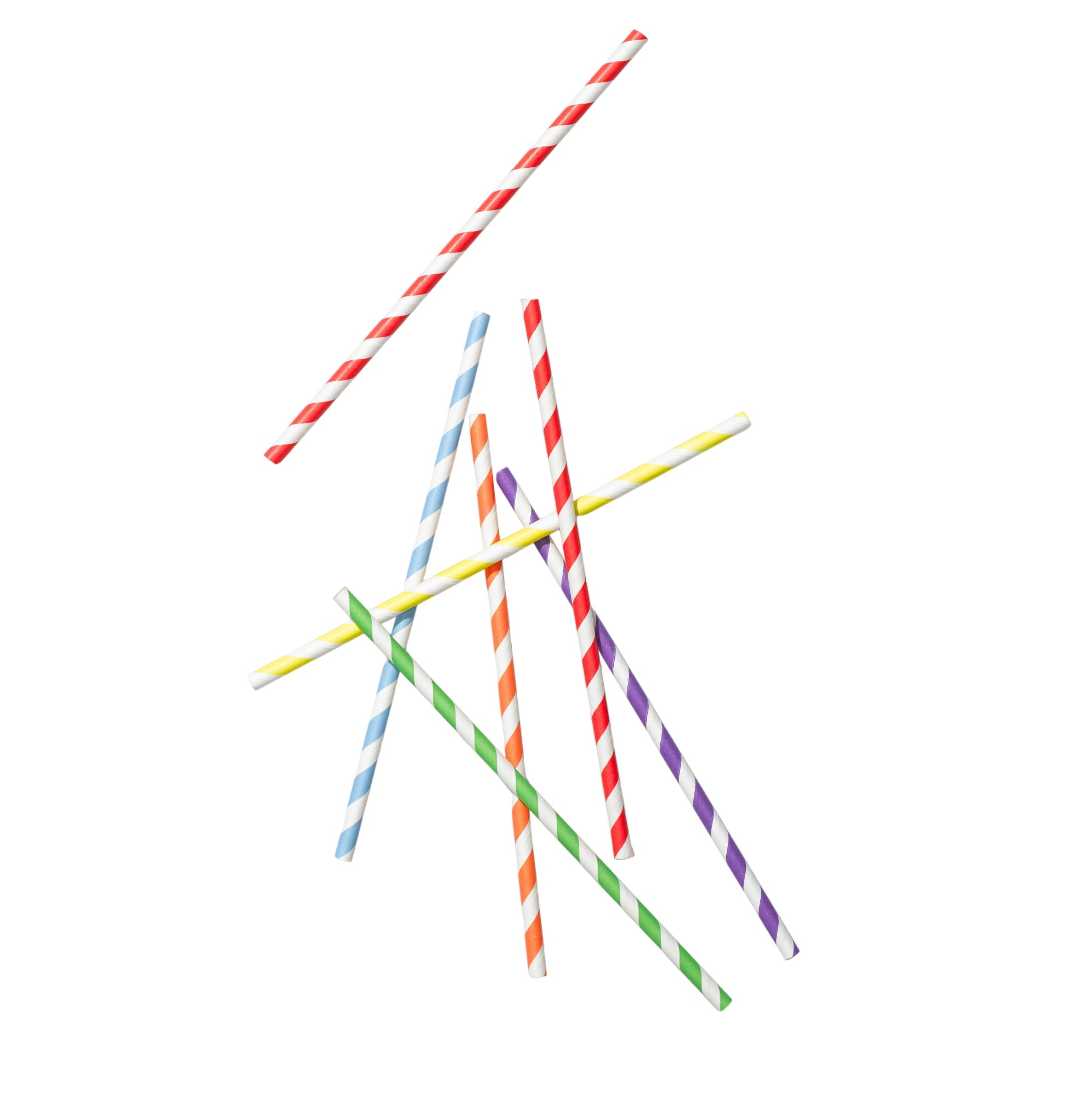 Make It Rainbow Paper Straws (25 Per Pack)