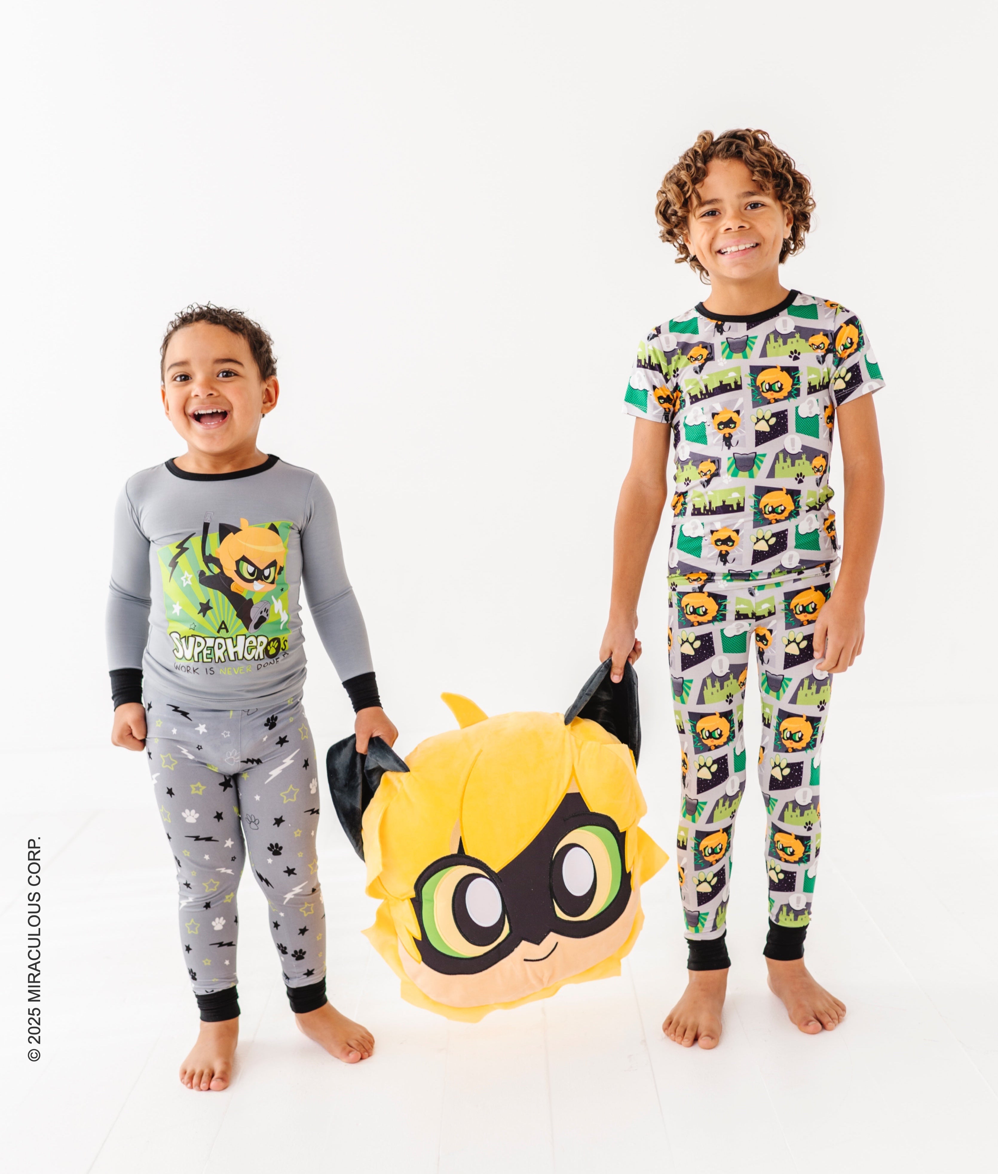 Miraculous™ Chibi 2-piece Pajamas : Cat Noir