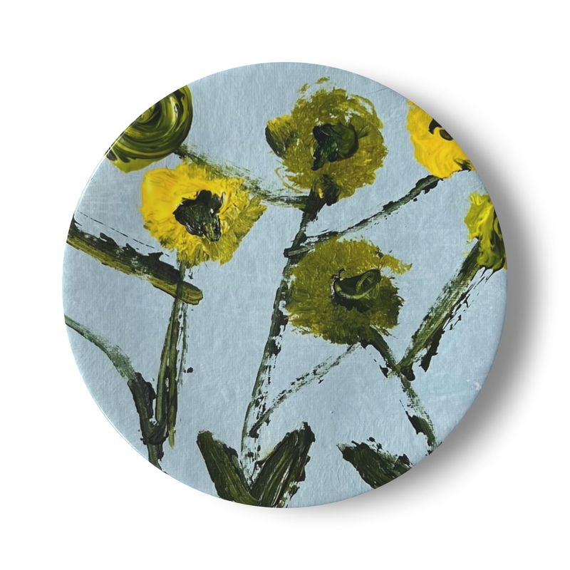 Set Of Lemon Posey China Plates (set Of 2, 4 Or 8)