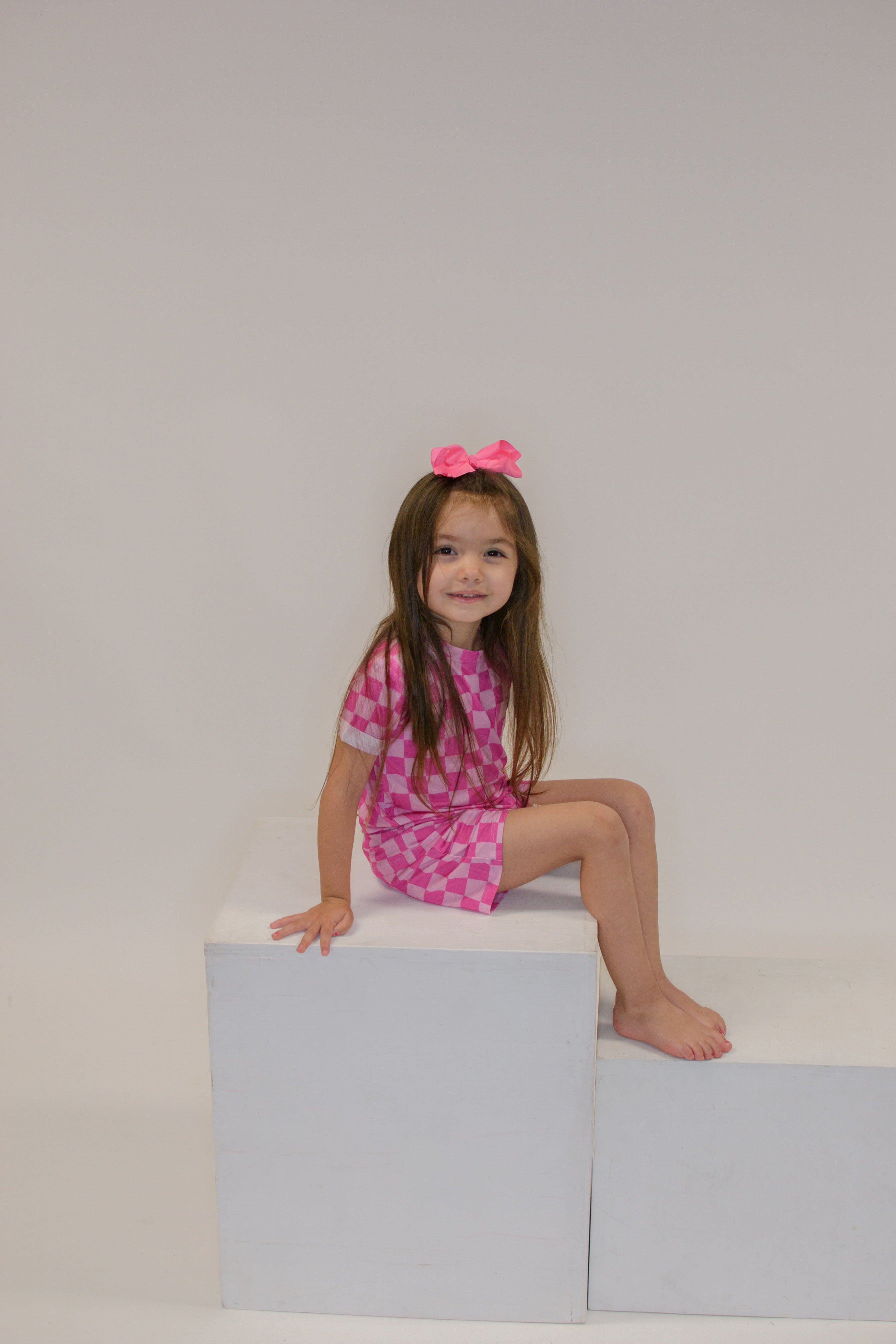 Pretty In Chex Short Set