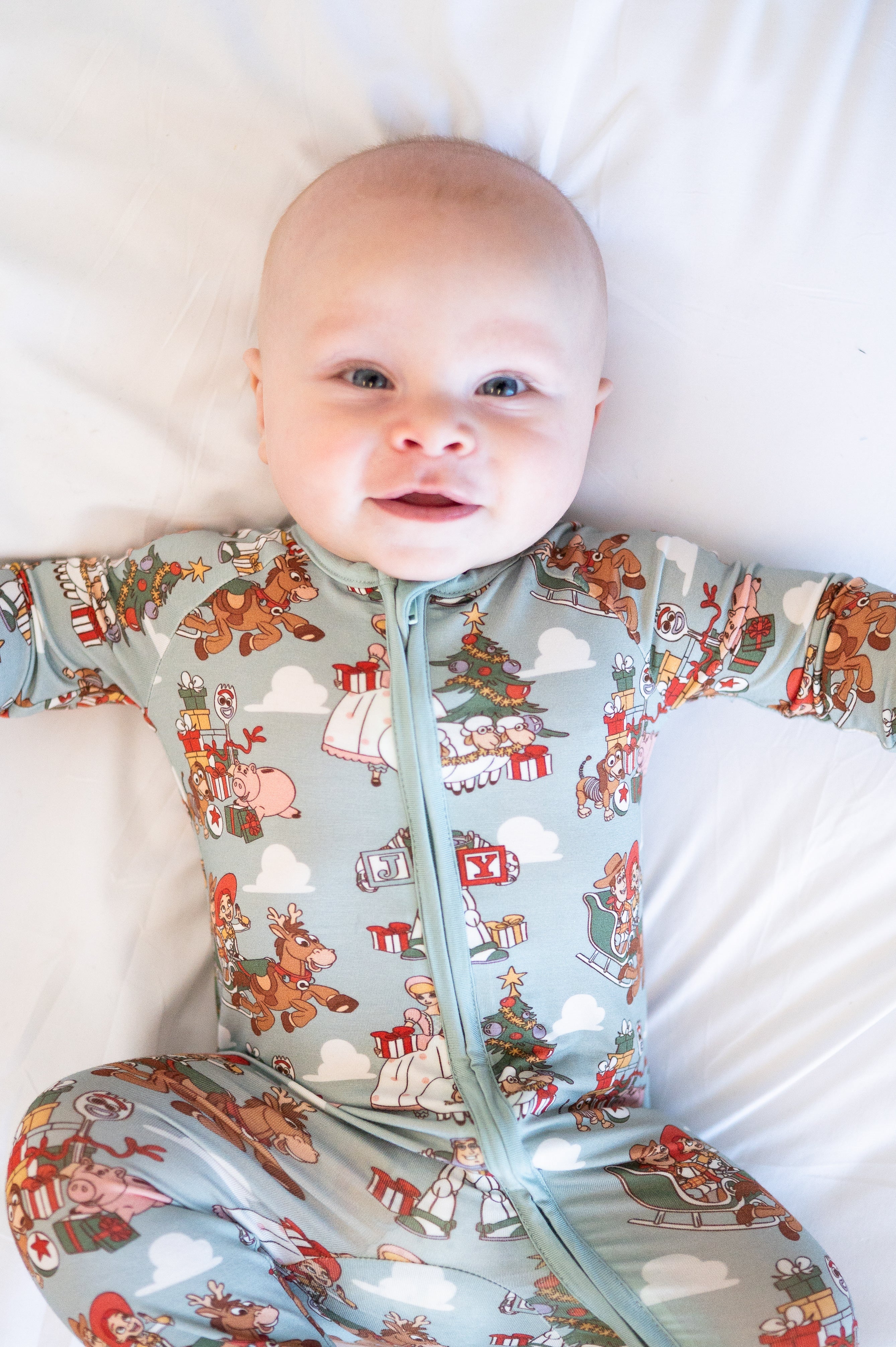 Merry Toy Ride (convertible Zip Footies)