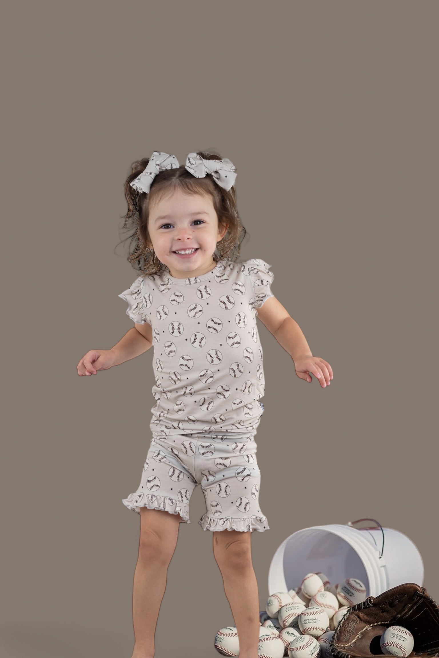 Exclusive Swing For The Stars Dream Ruffle Short Set