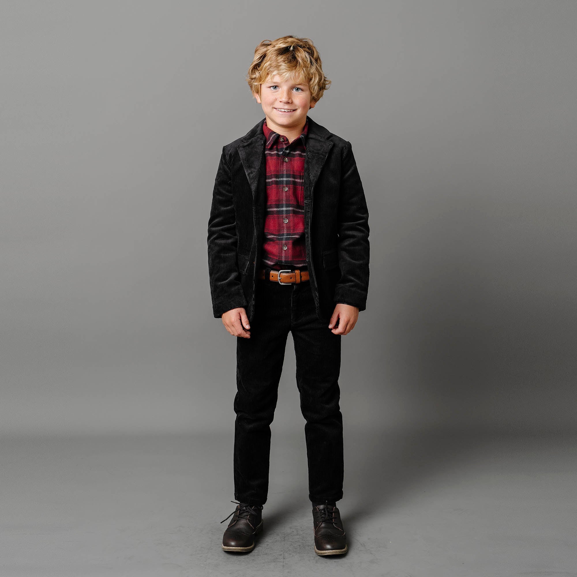 Organic Corduroy Blazer With Elbow Patches