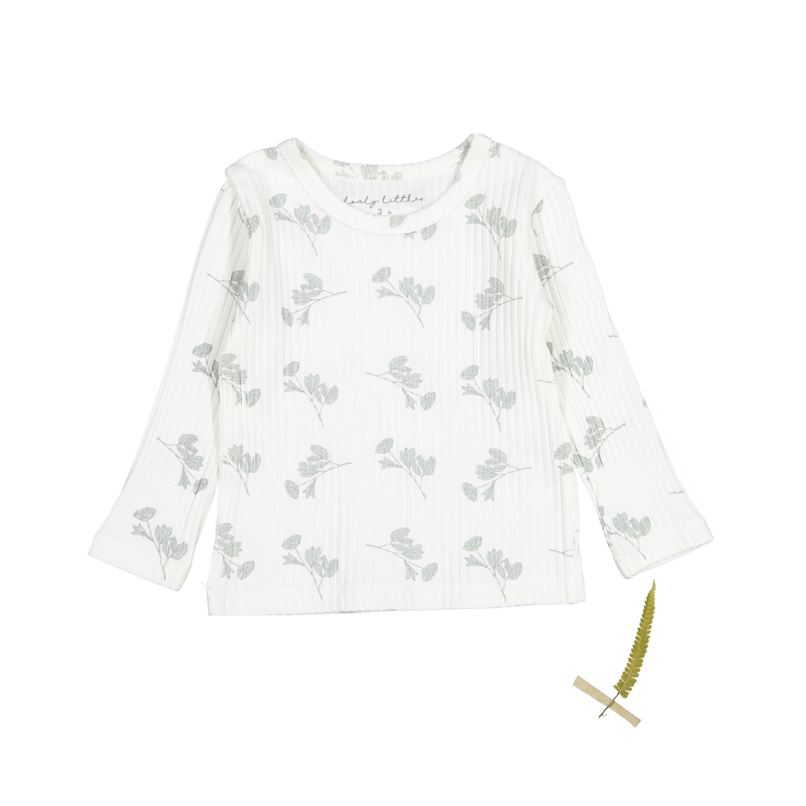 The Printed Long Sleeve Tee - Celia