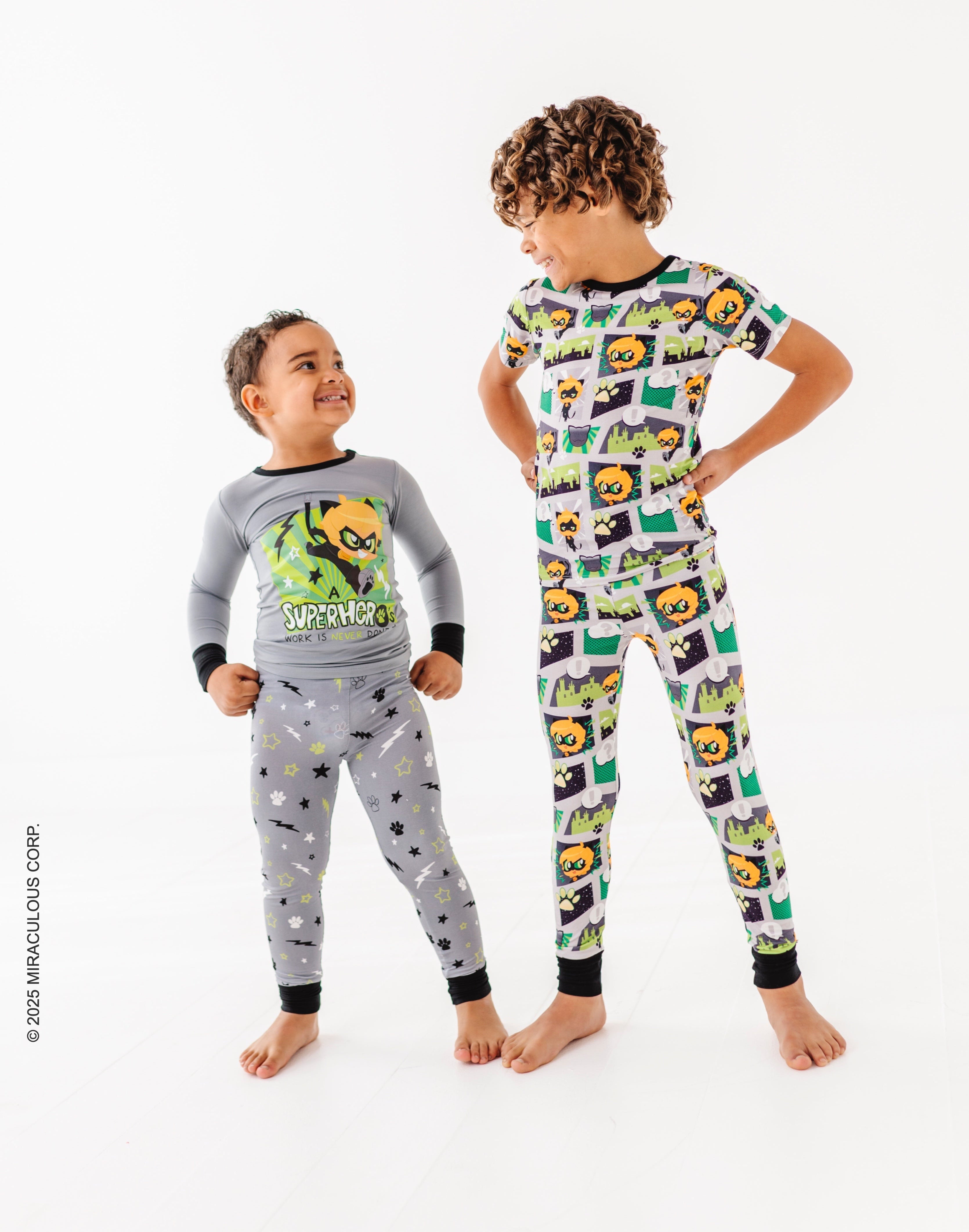 Miraculous™ Chibi 2-piece Pajamas : Cat Noir