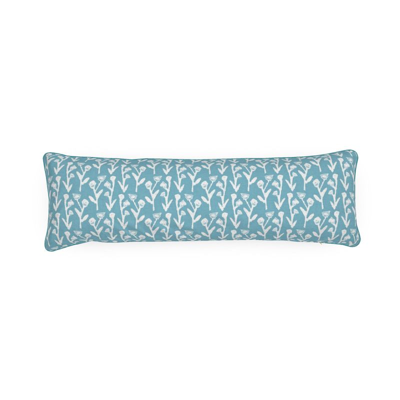 Ivy Manor Bolster Pillow (slate)