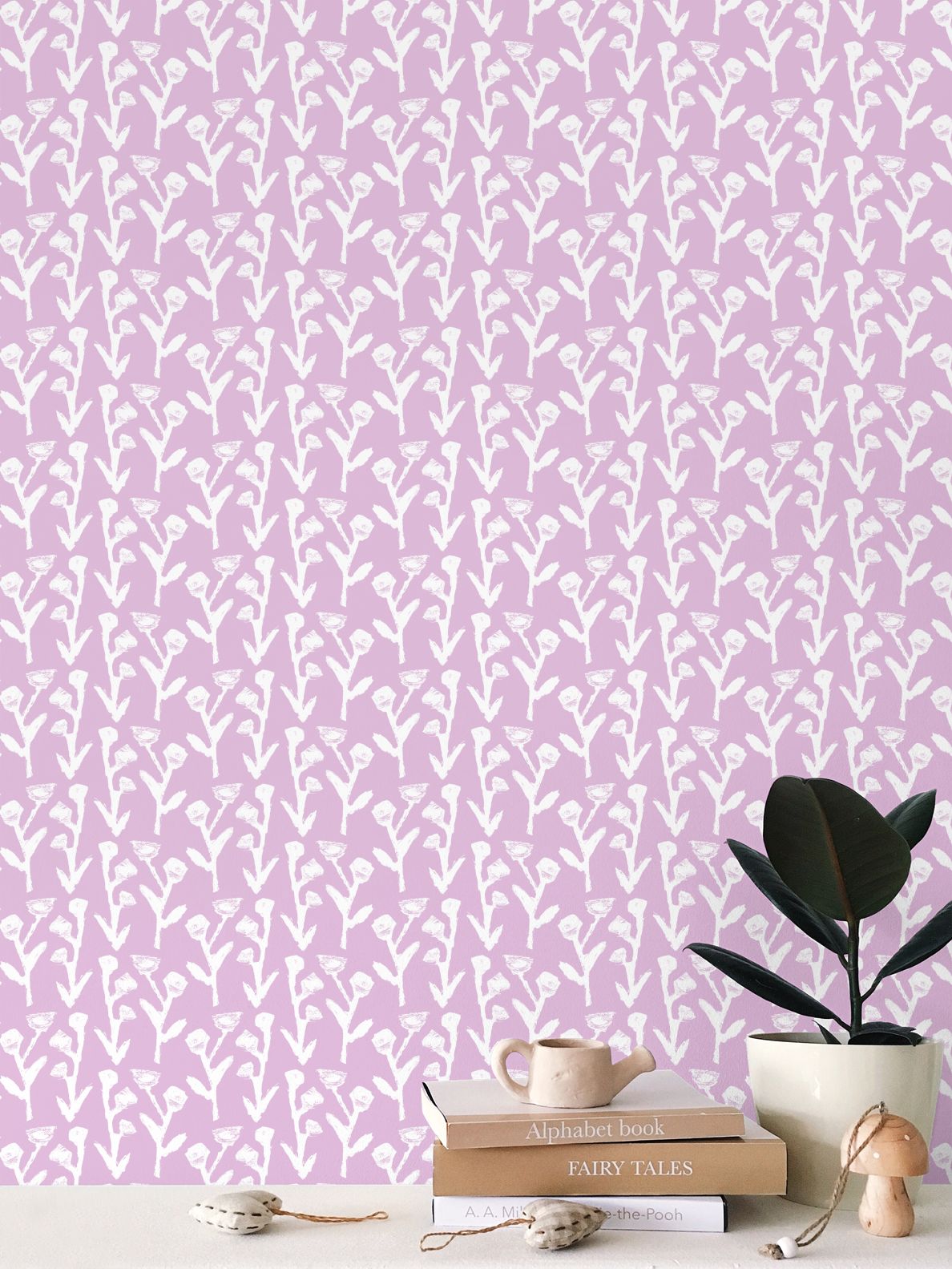 Ivy Manor Wallpaper (lilac)