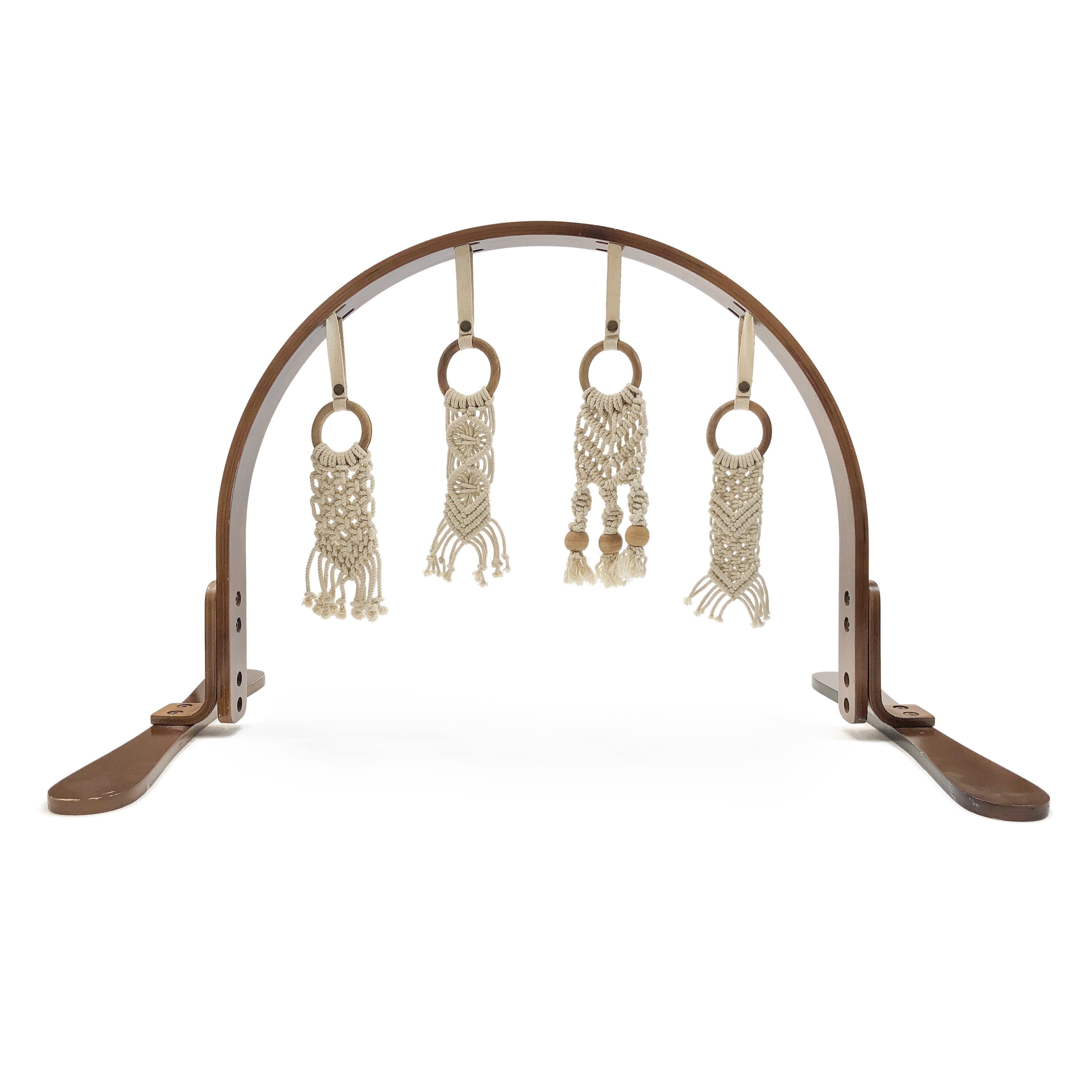 Macrame Lounge Mat & Play Gym Bundle