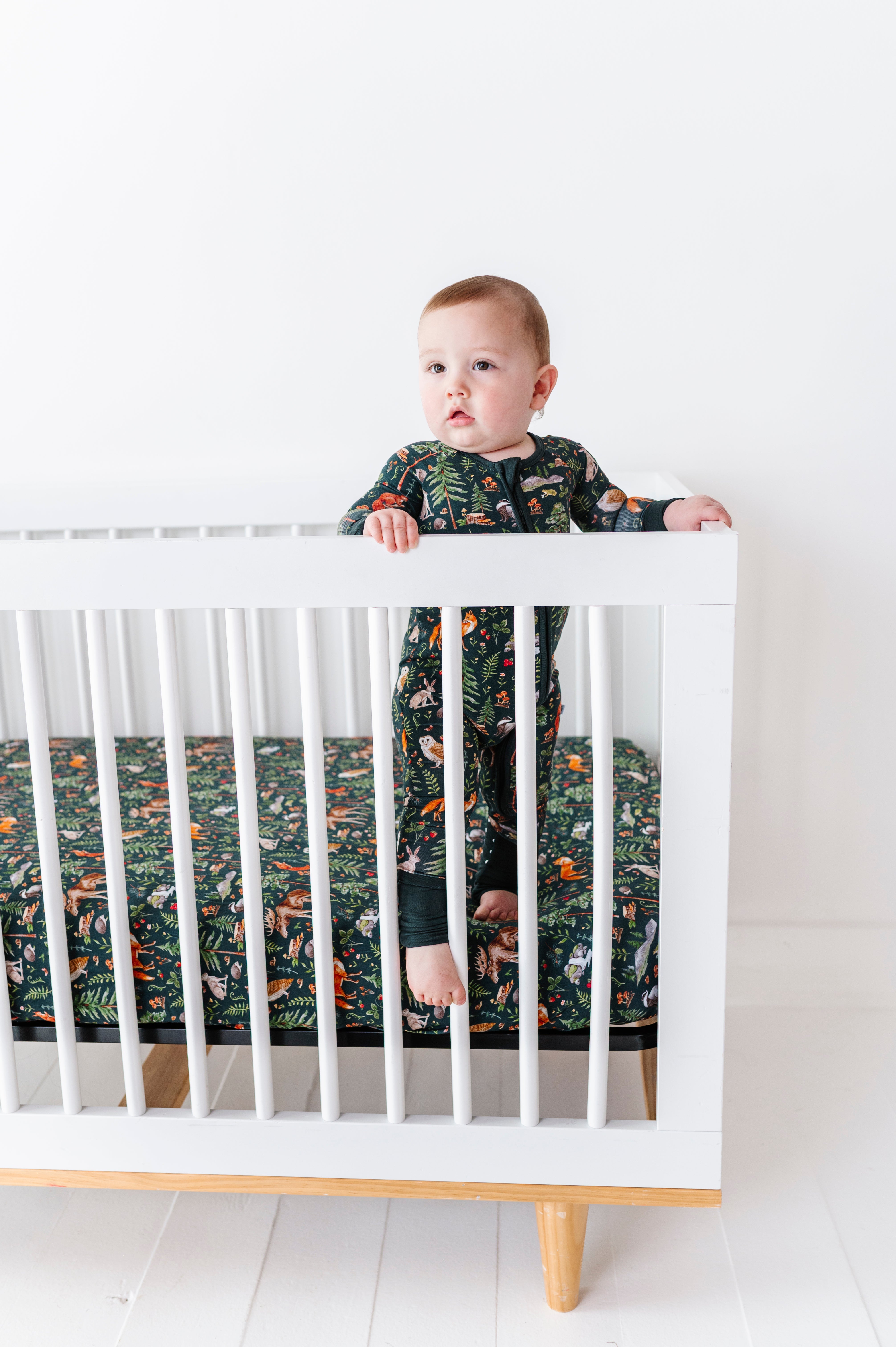 Wood You Be My Friend Crib Sheet