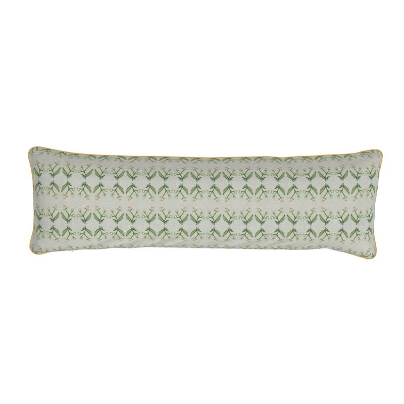 Petite Antonia Bolster Pillow (sage & Pink)