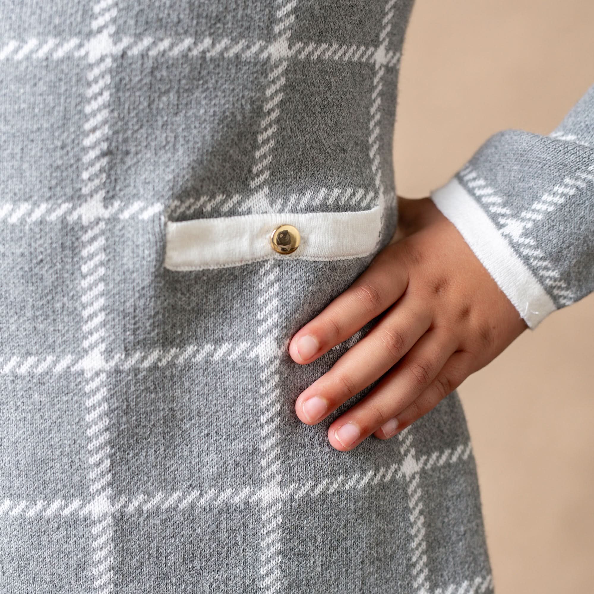 Bow Detail Sweater Dress