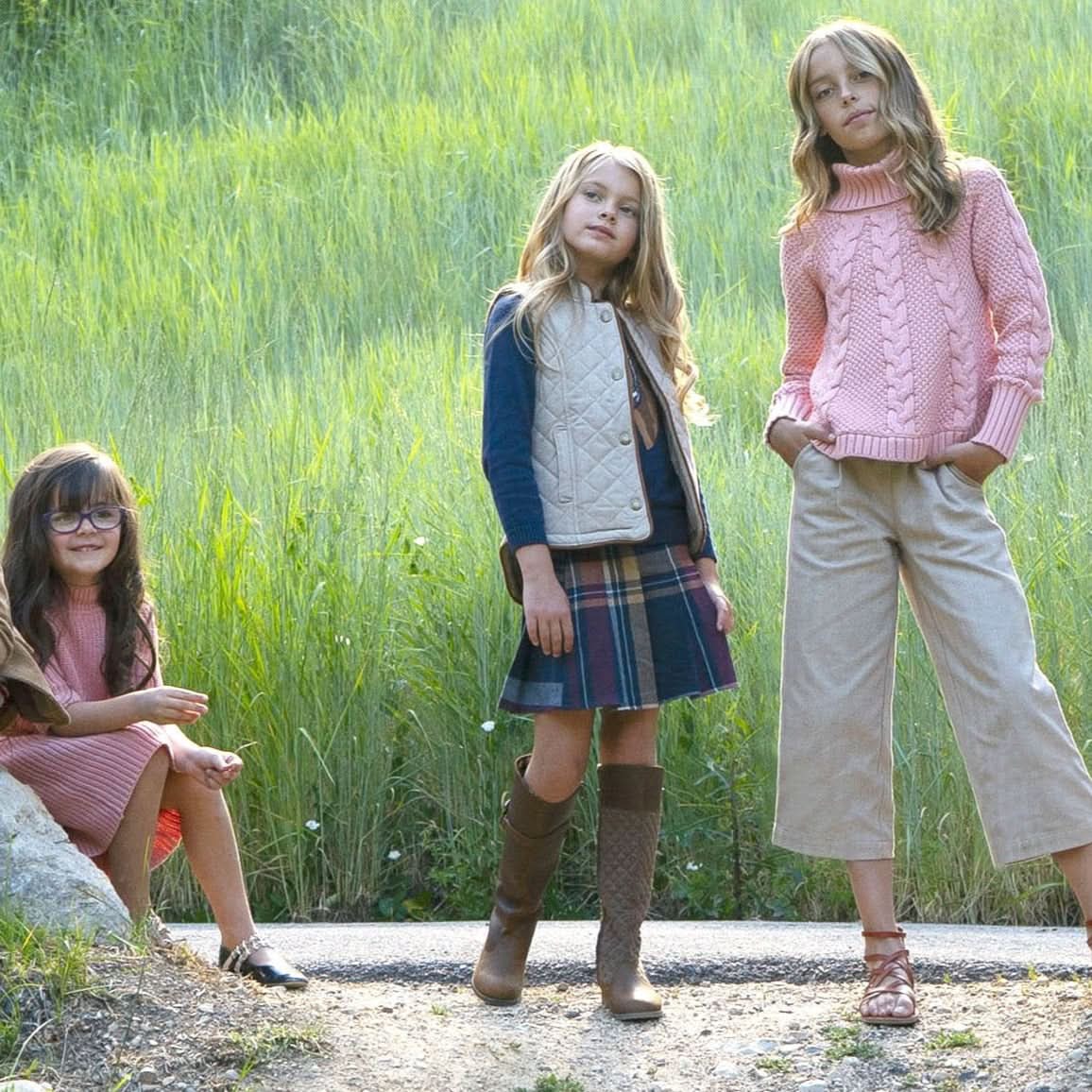 Organic Pleated Skirt With Buckle Detail - Baby