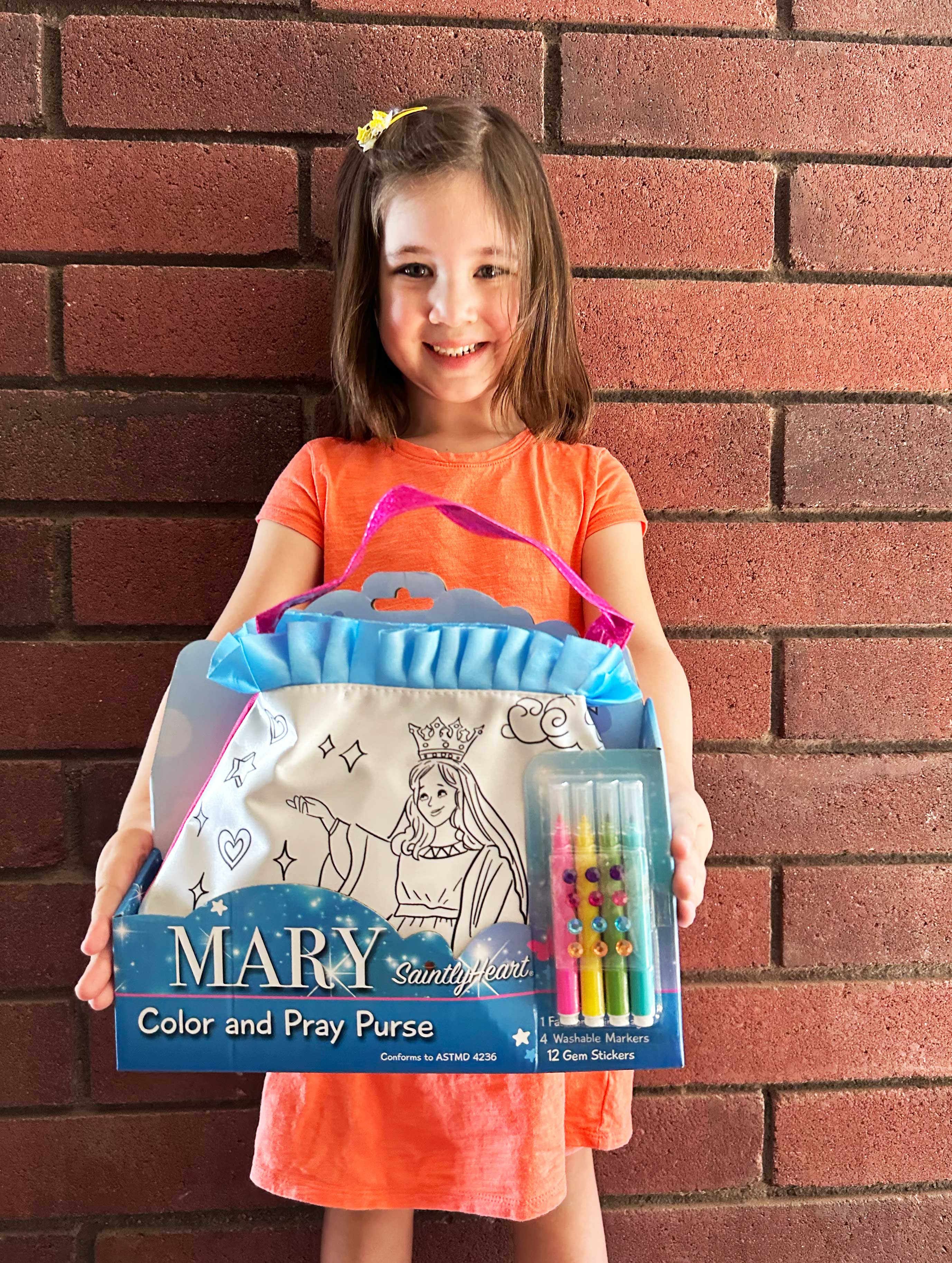The Color And Pray Purse: Mary