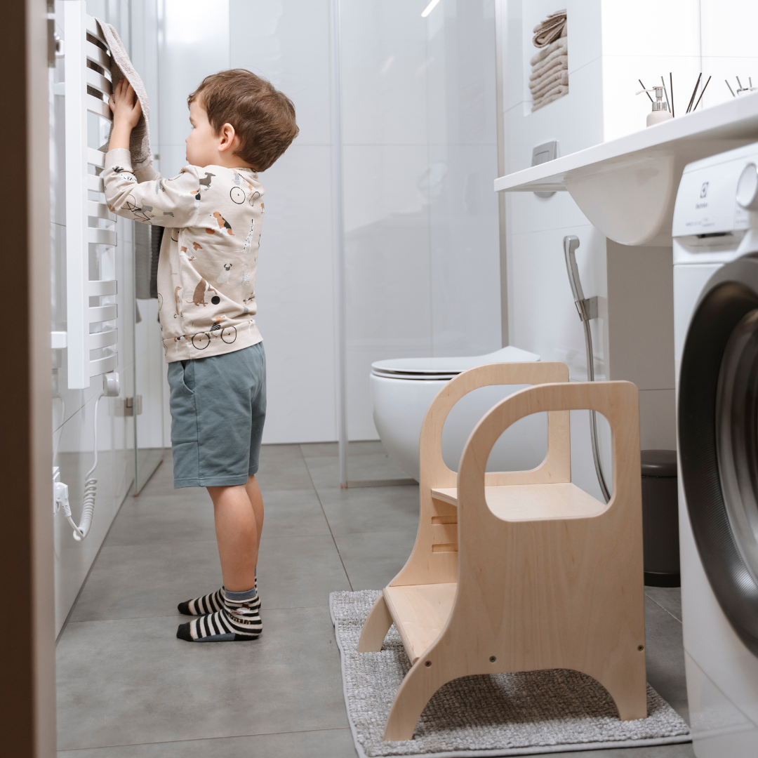 MIIMO® • Adjustable height step stool • Montessori inspired