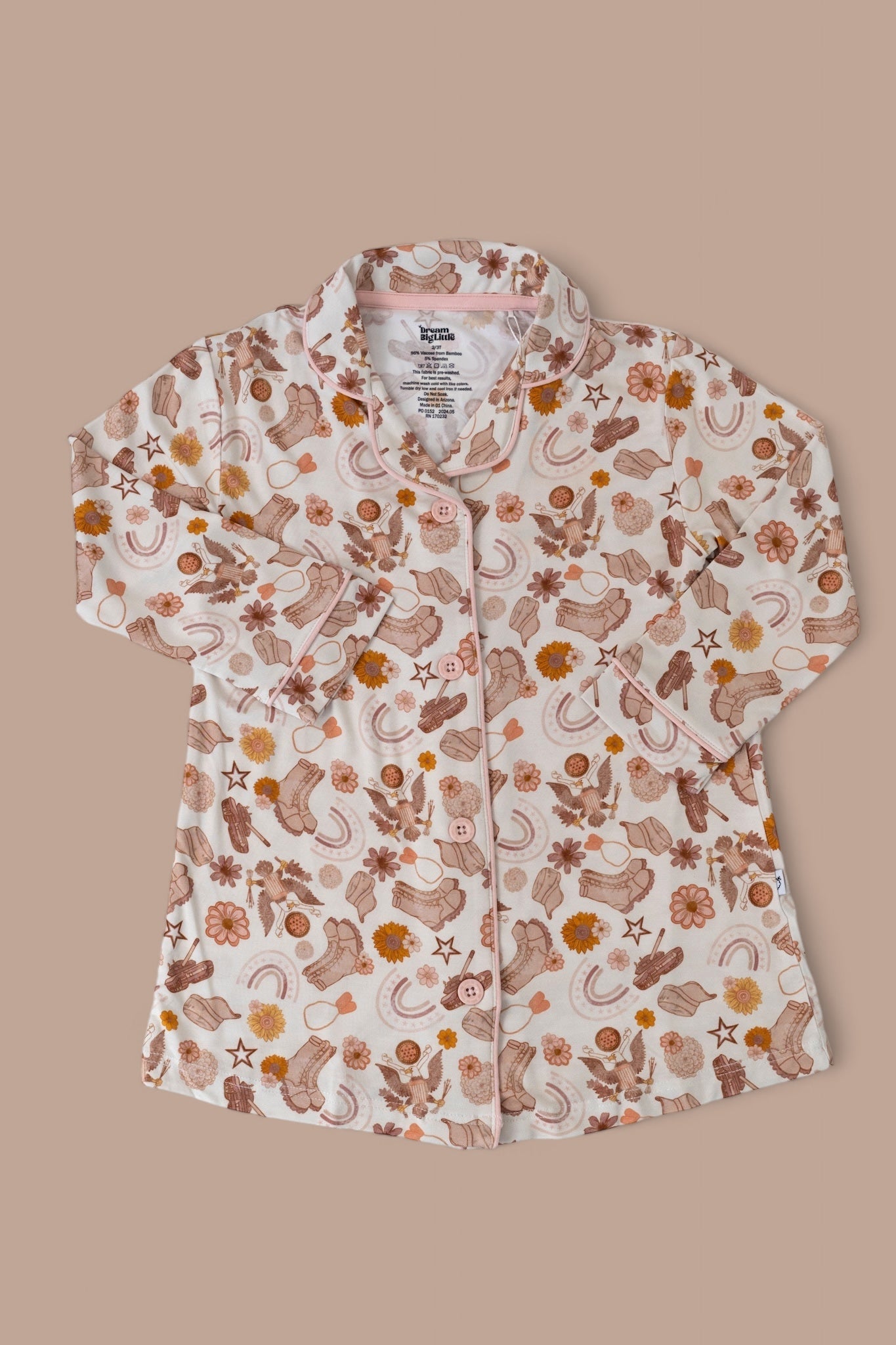 Flowers And Boots Girl's Dream Gown