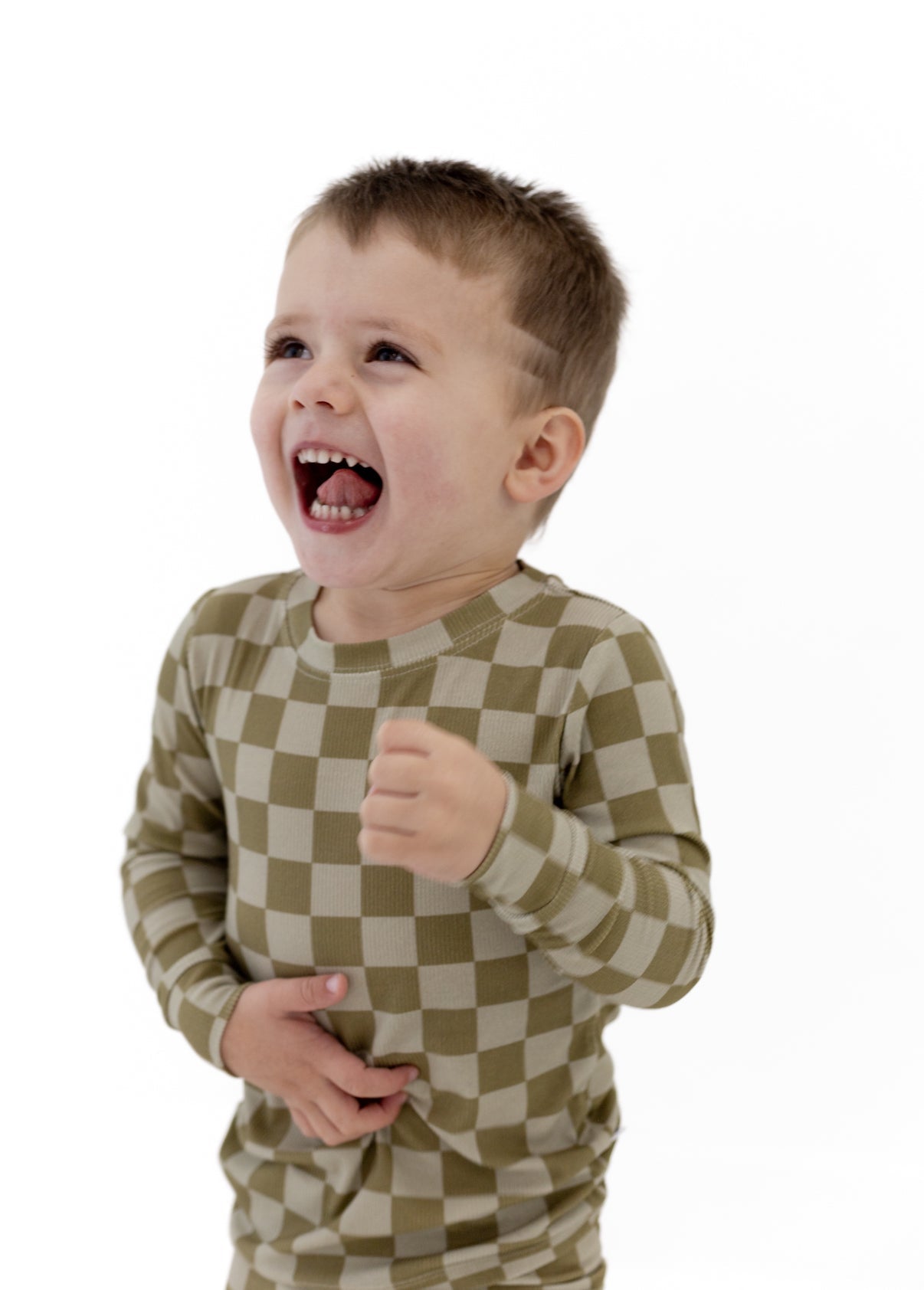 Sage Check | Two Piece Set