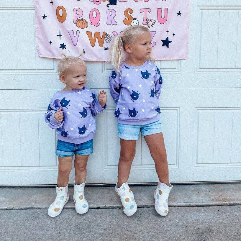 Toddler Girls Rain Boots in Pink / Multi Dots - Gobble Dots