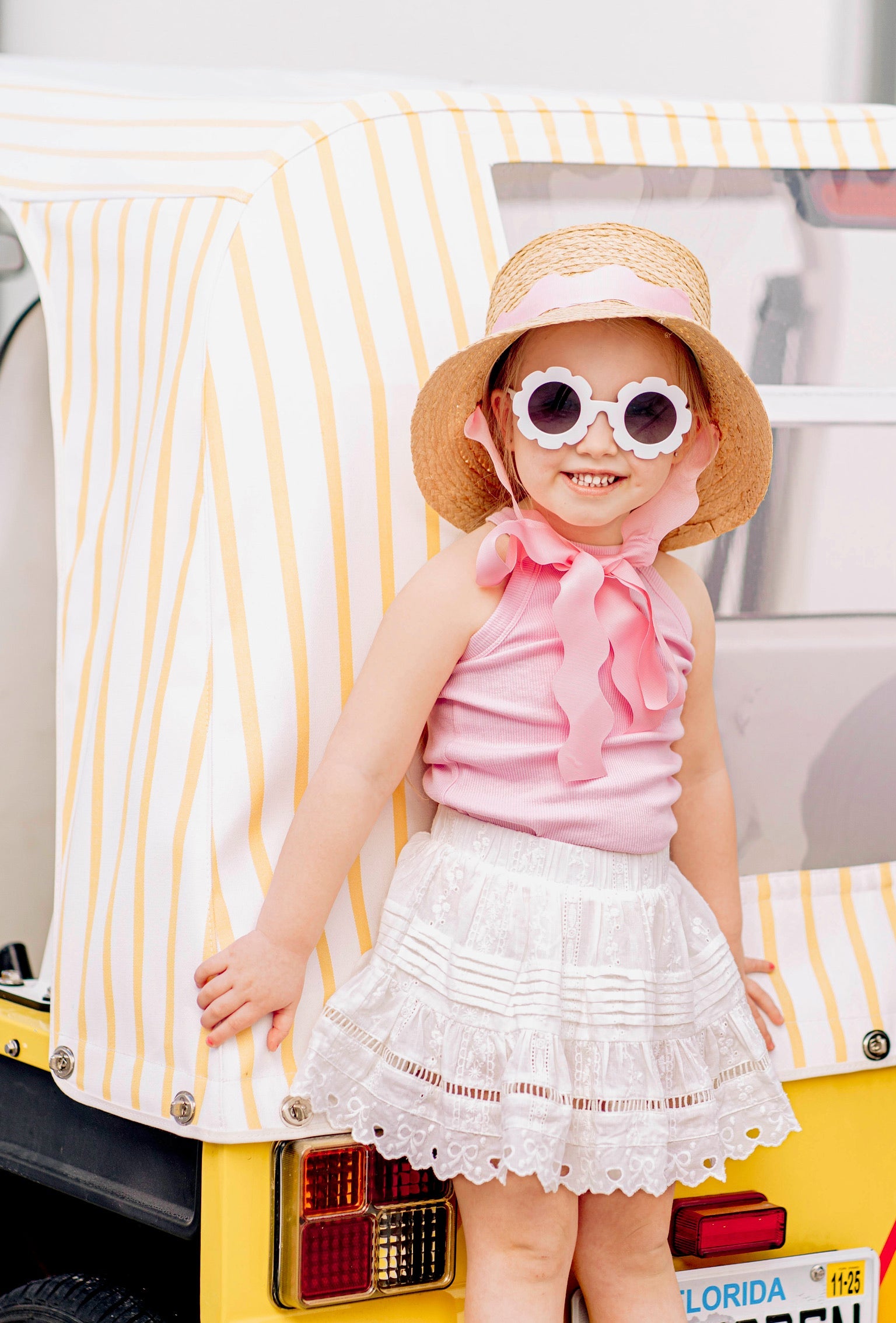 Paradise Pink Ribbed Tank