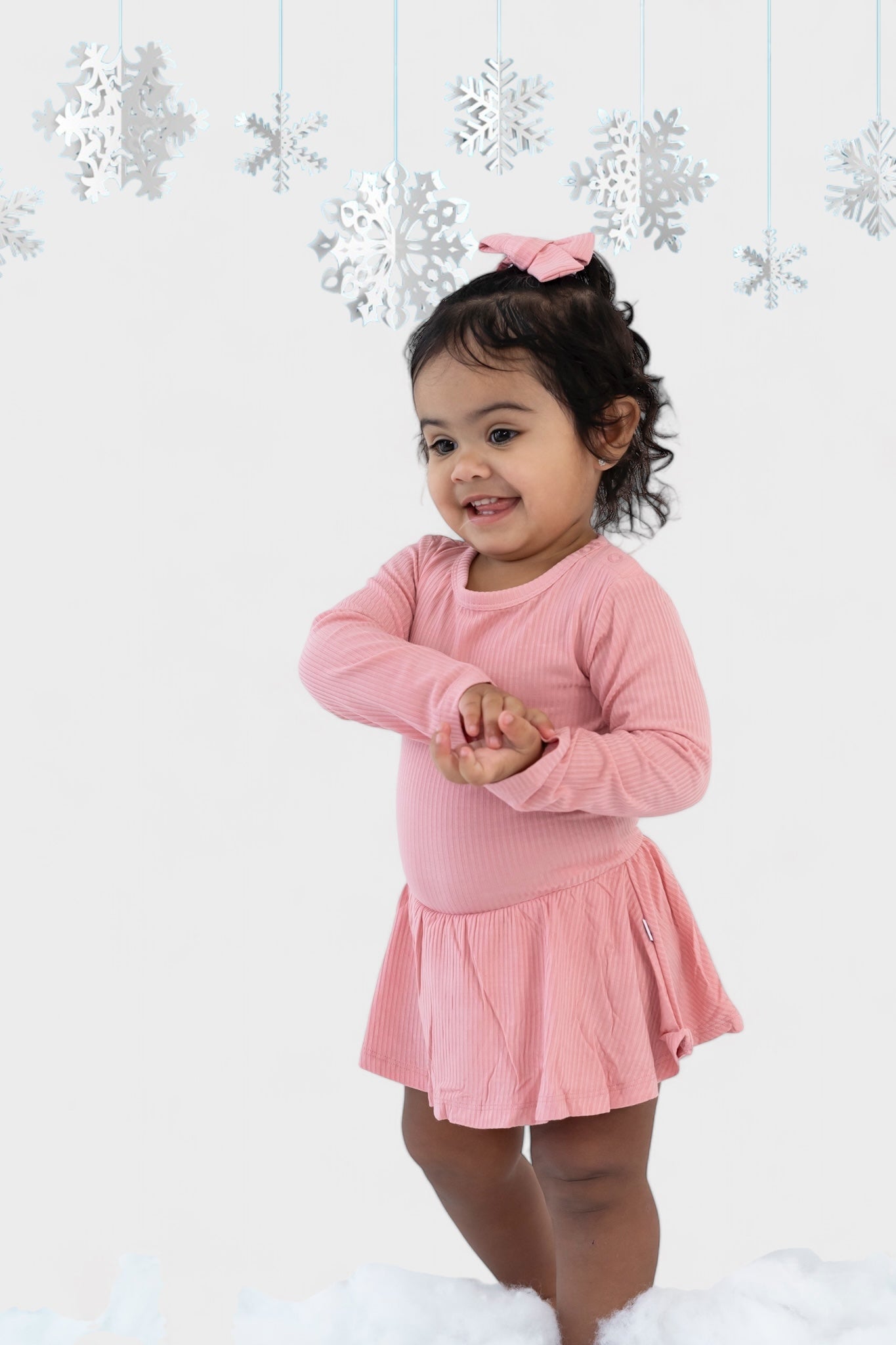 Mauve Rib Dream Bodysuit Dress