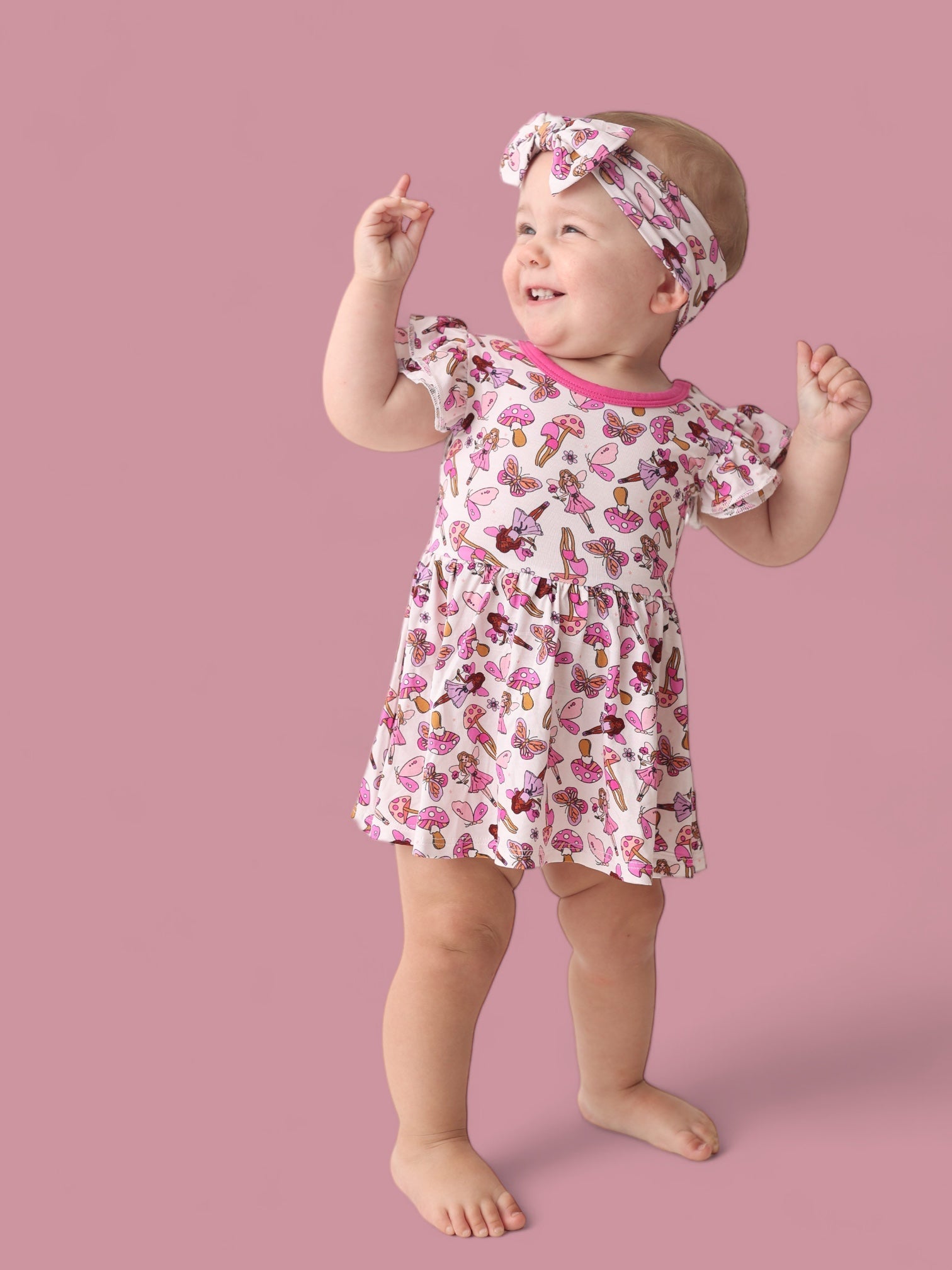 Exclusive Fairy Friends Dream Cap Sleeve Bodysuit Dress