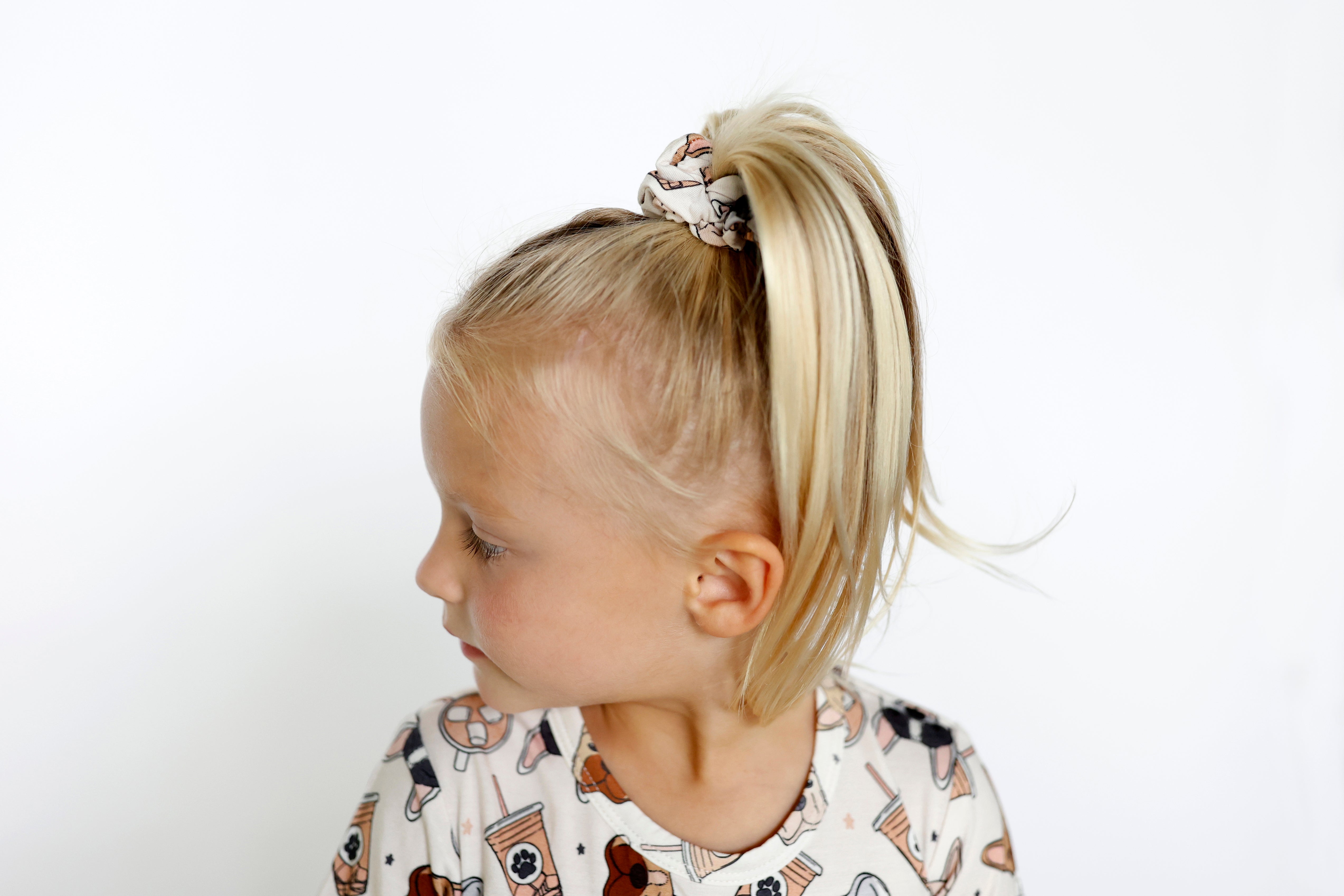 Exclusive Pup Cups Girl's Dream Scrunchie