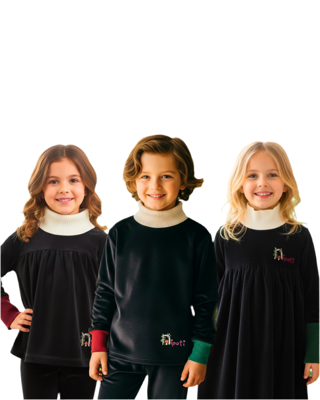 Nipoti Hand Embroidered Velour Maxi Dress