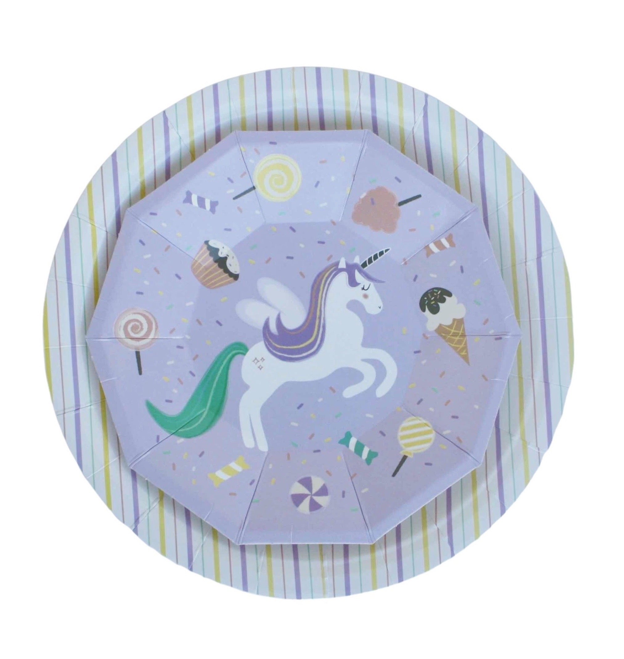 Sweet Unicorn Small Plates (set Of 8)