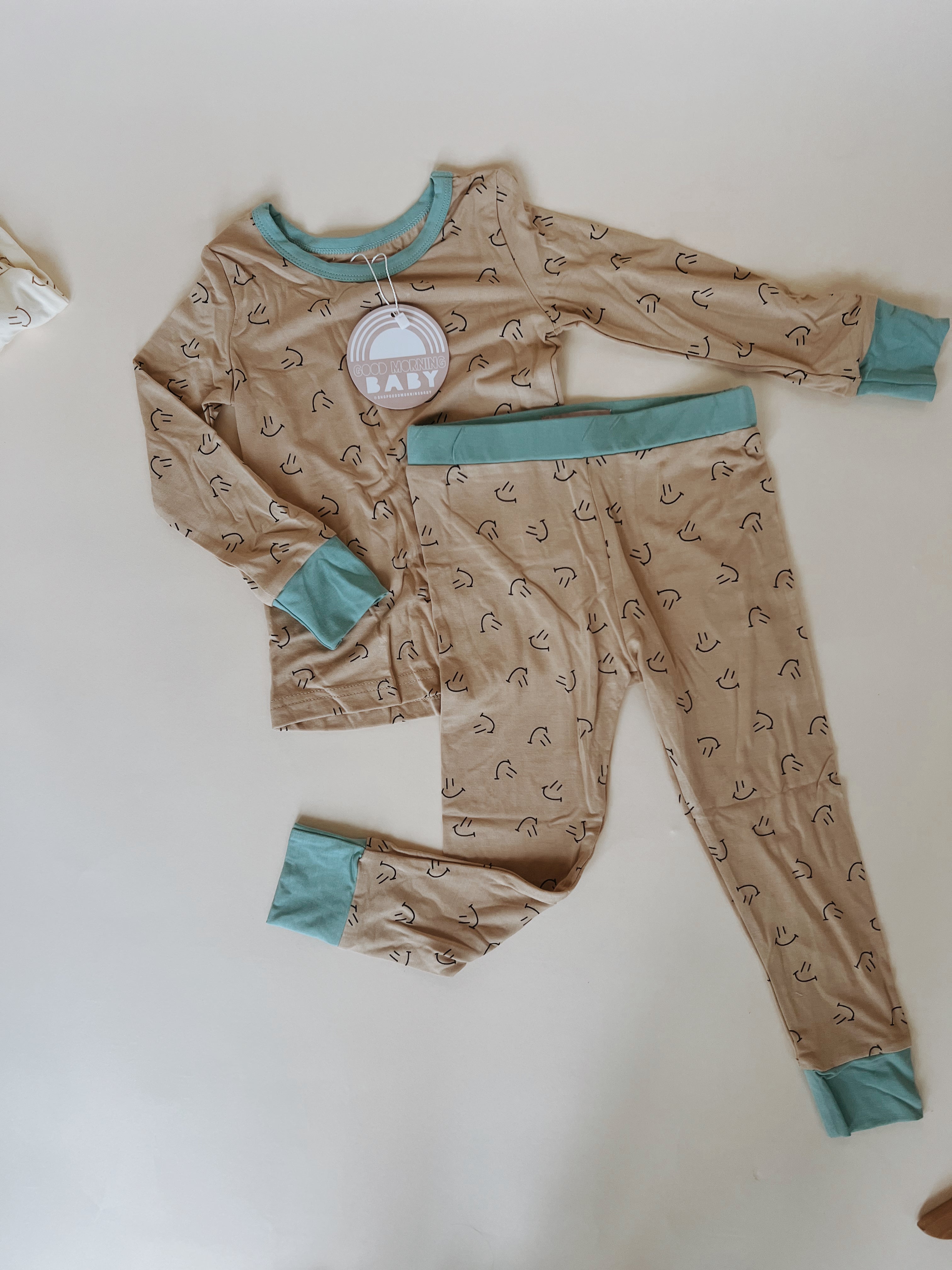 Smiley Bamboo Two Piece Set