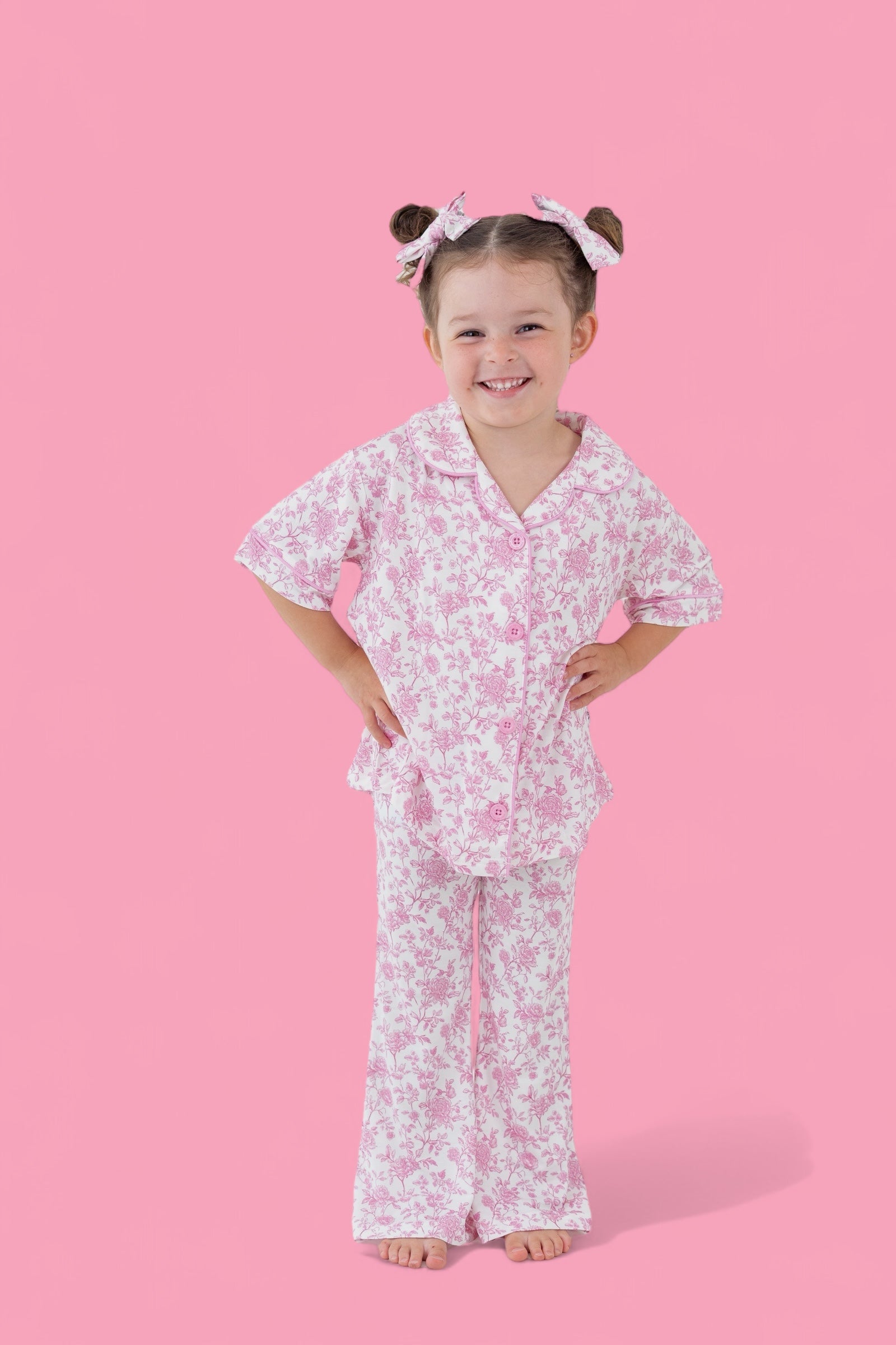 Rosewood Toile Dream Girl's Flare Set