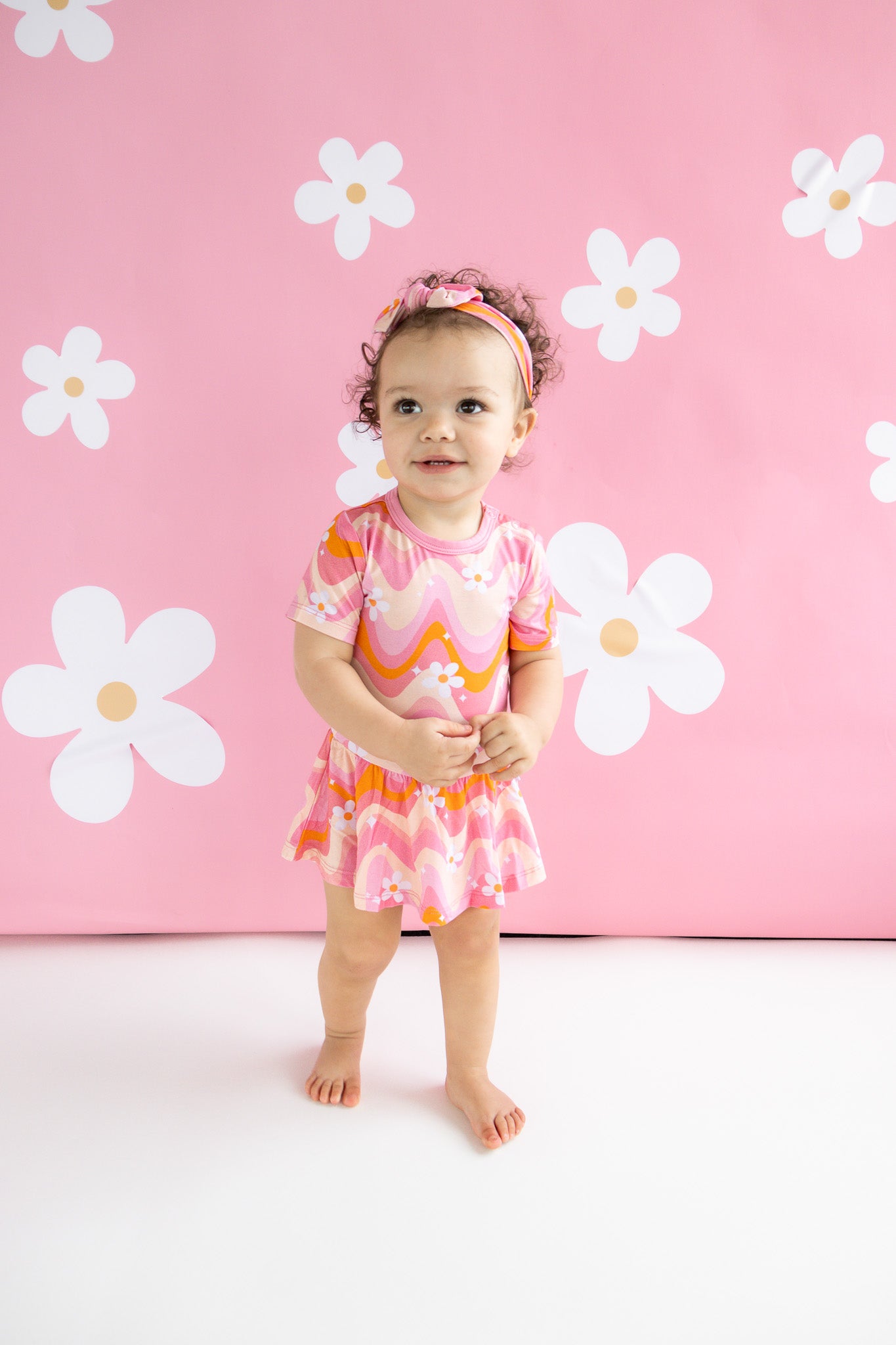 Groovy Floral Dream Bodysuit Dress