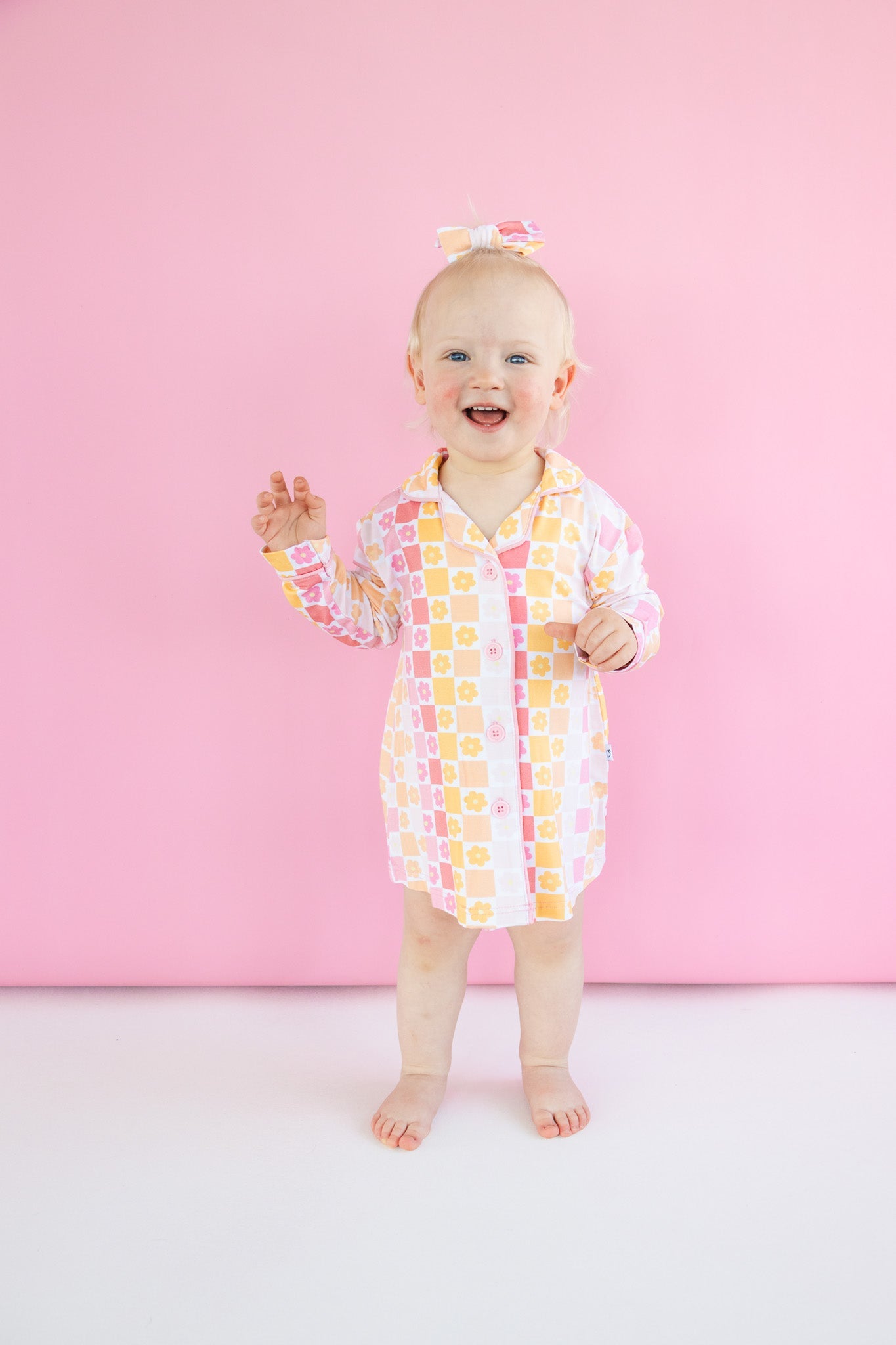 Summer Sunset Checkers Girl's Dream Gown