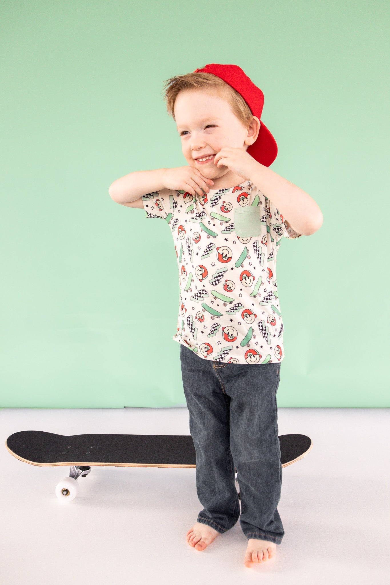 Skating Smiles Dream Pocket Tee