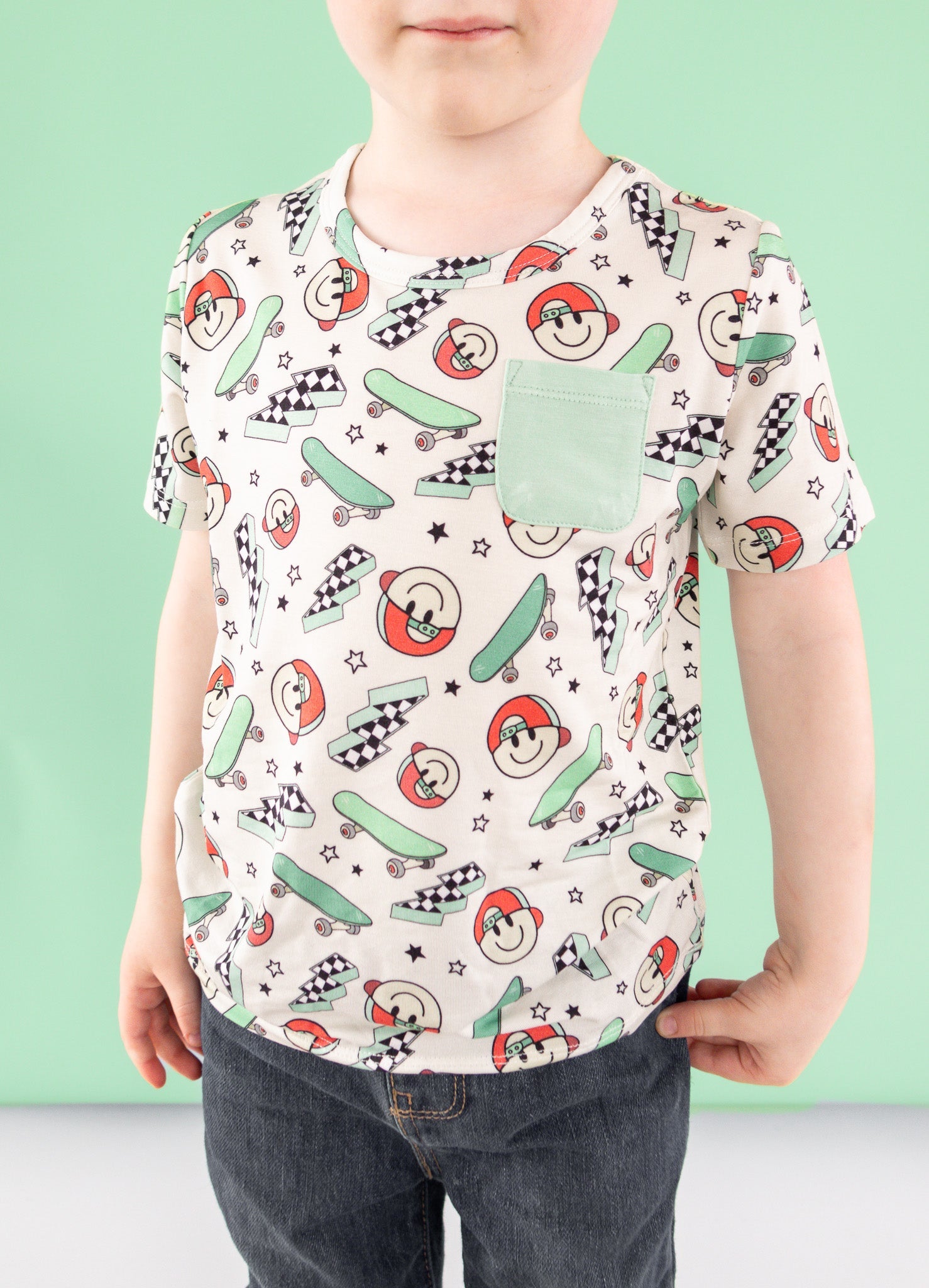 Skating Smiles Dream Pocket Tee