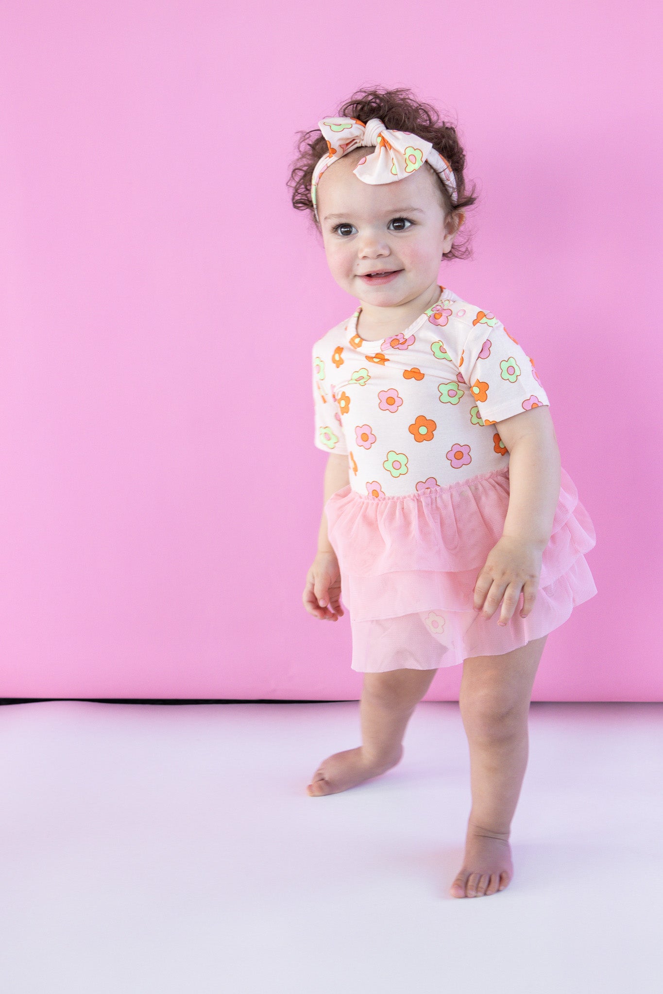 Feelin' Flowerful Dream Tutu Bodysuit Dress