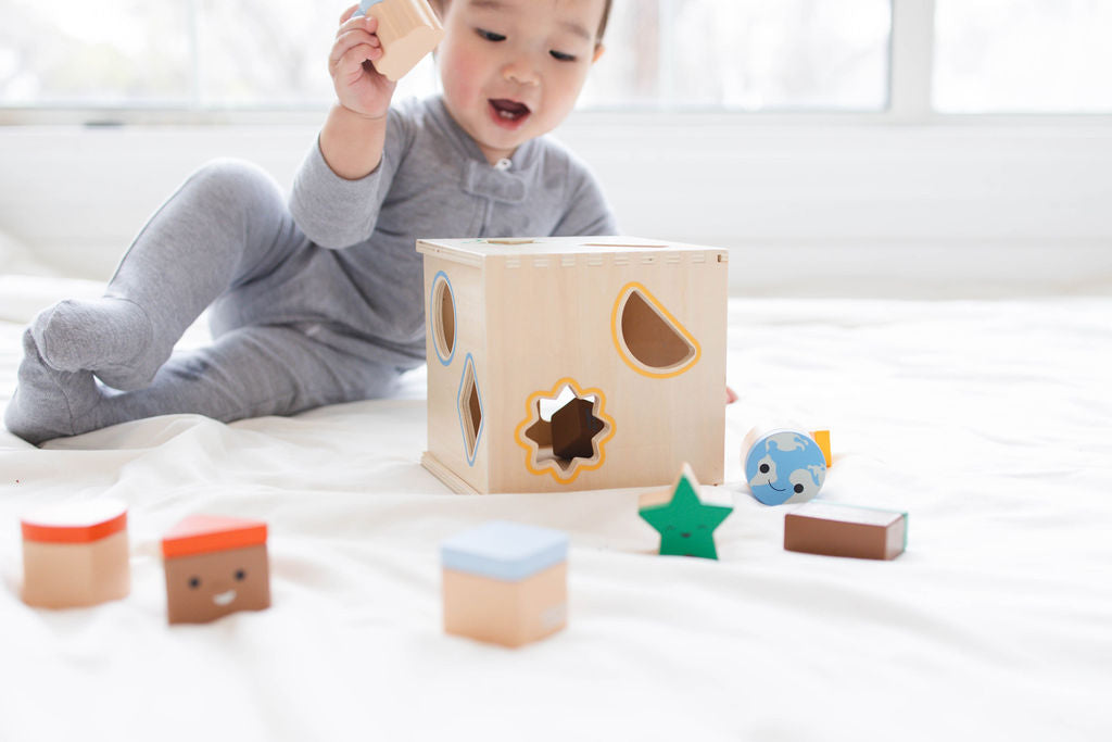 Friends & Shapes Wooden Sorter