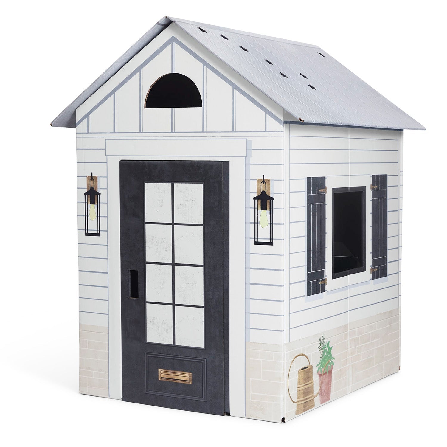 Modern Farmhouse - Cardboard Playhouse