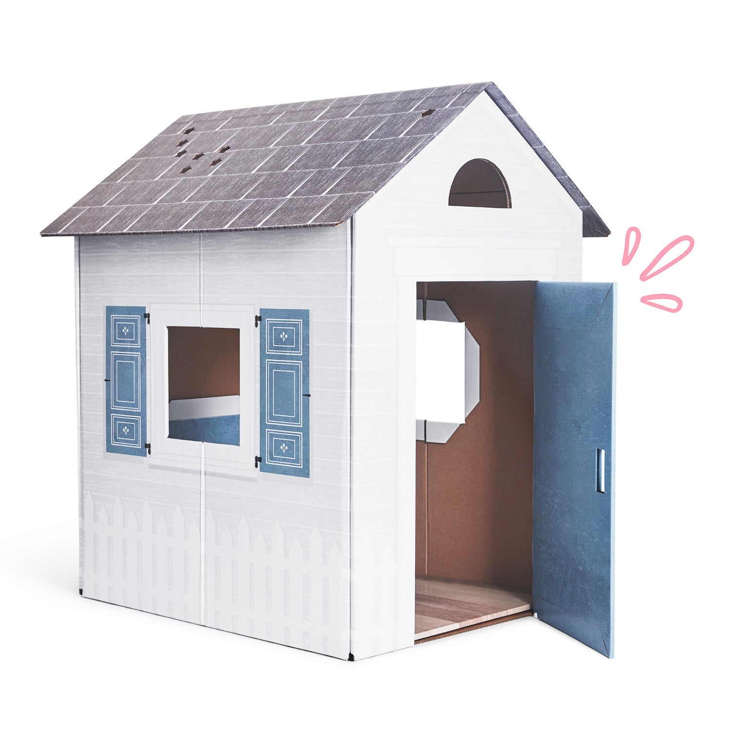 Cottage Cardboard Playhouse