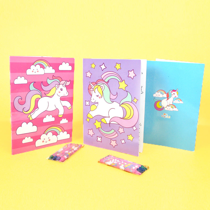Unicorn Coloring Books - Set Of 6 Or 12