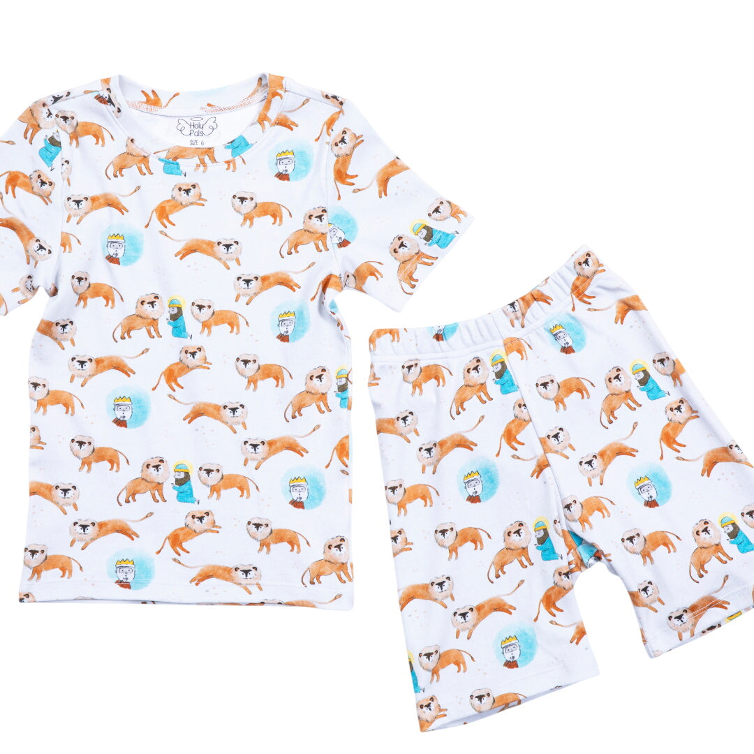 Daniel & The Lions Den Pj Shorts Set Cotton
