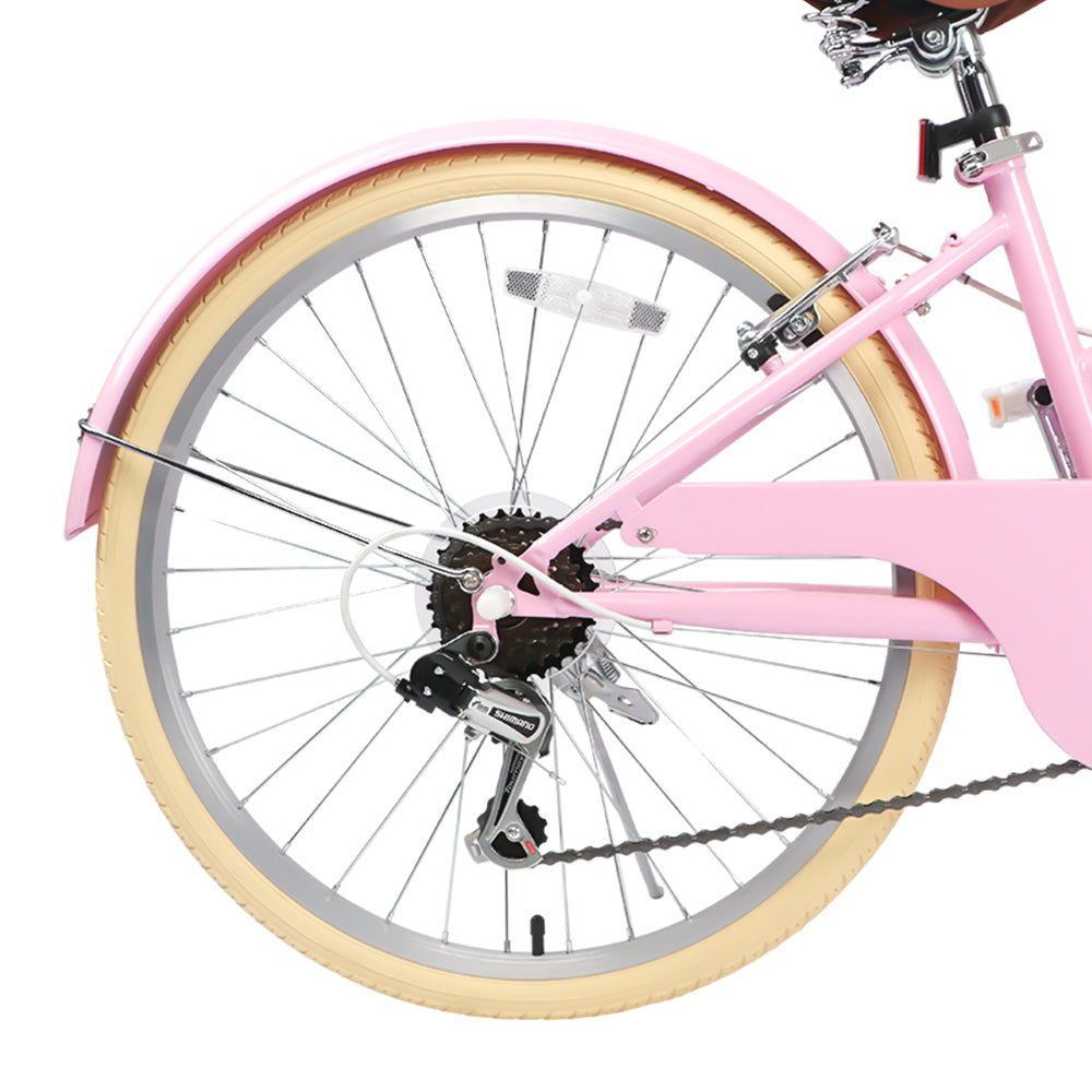 Glerc 24" Beach Cruiser Bike Kids Hybrid Bike - Missy