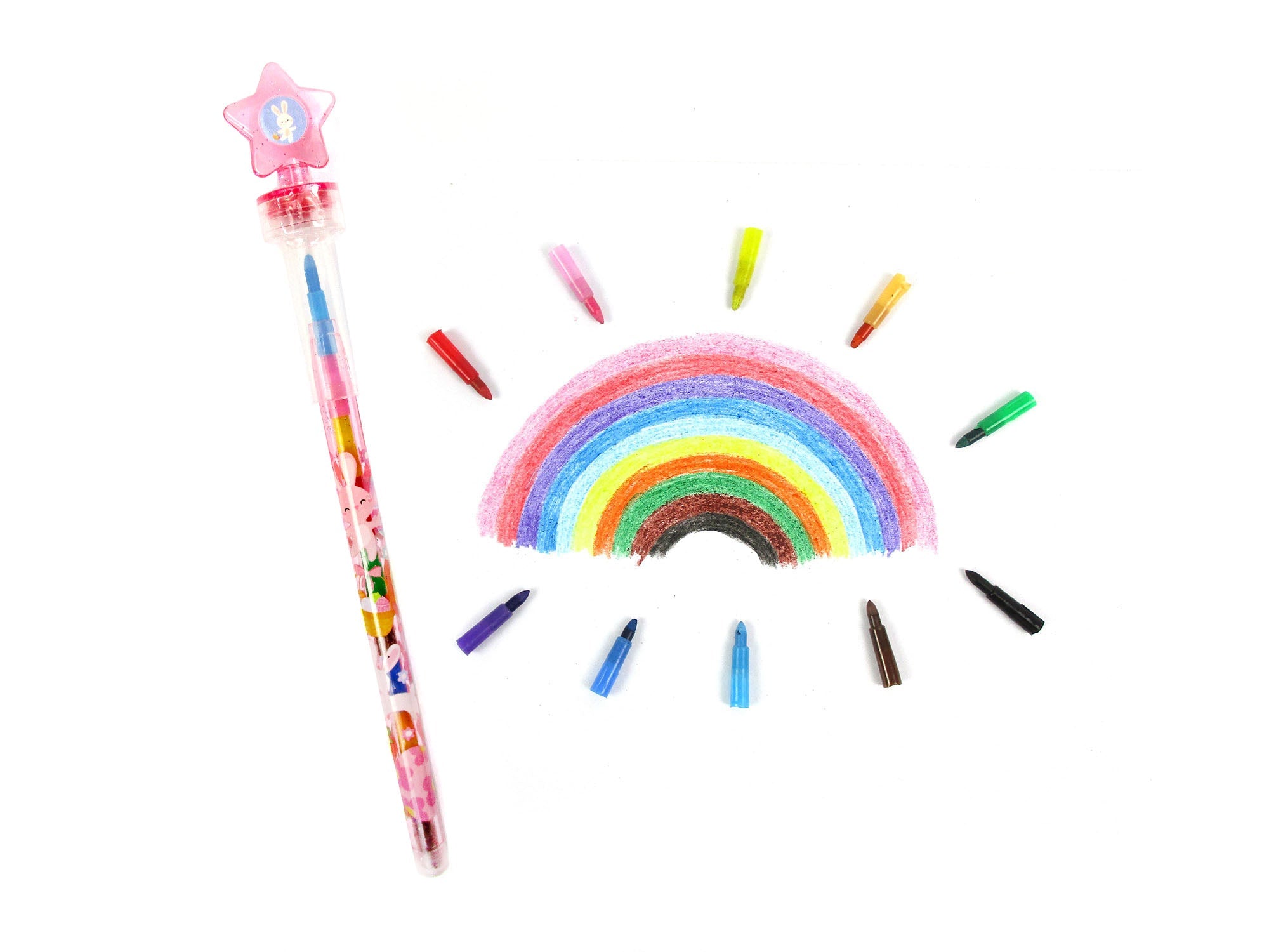 New Easter Sunday Stackable Crayon With Stamper Topper