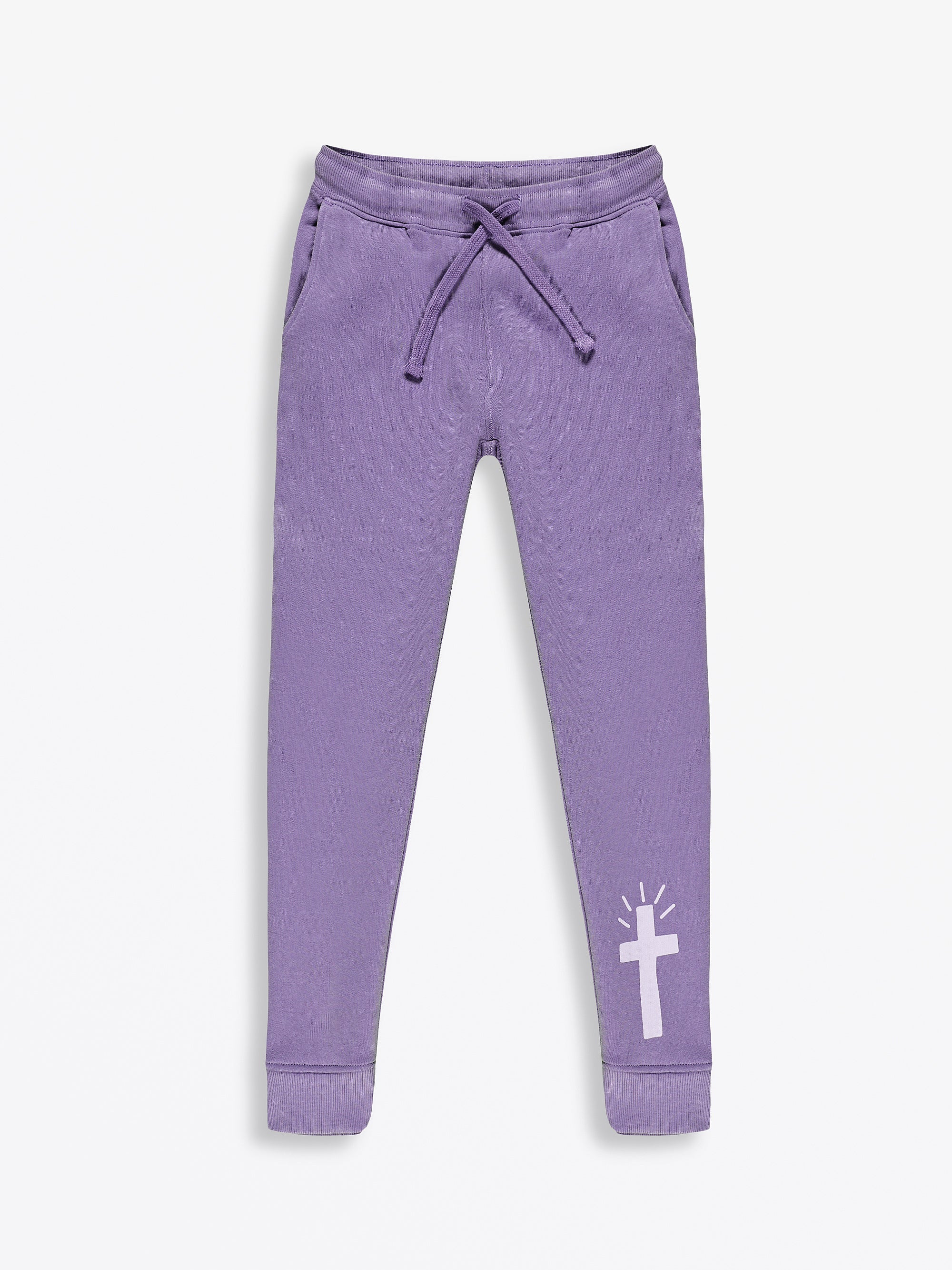 Eternal Life Purple Fleece Jogger