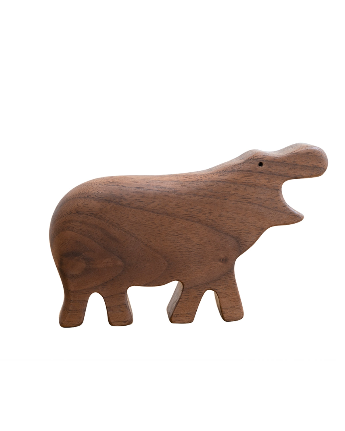 Rattle Hippo Wood