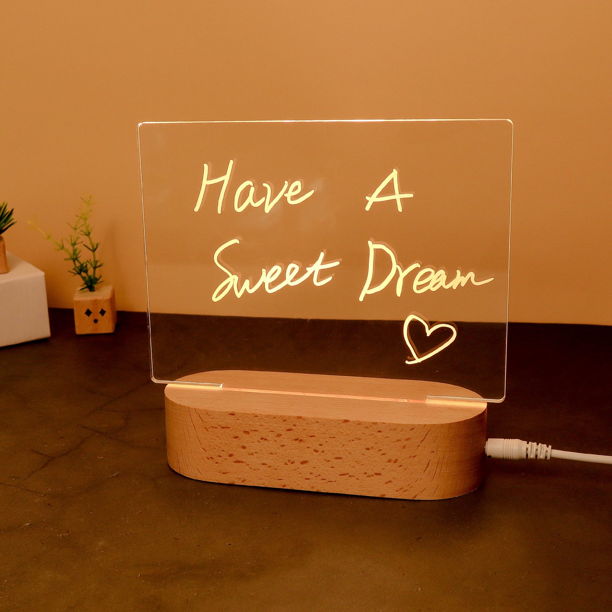 Led Writing Board – Reusable Message & Reminder Light Board