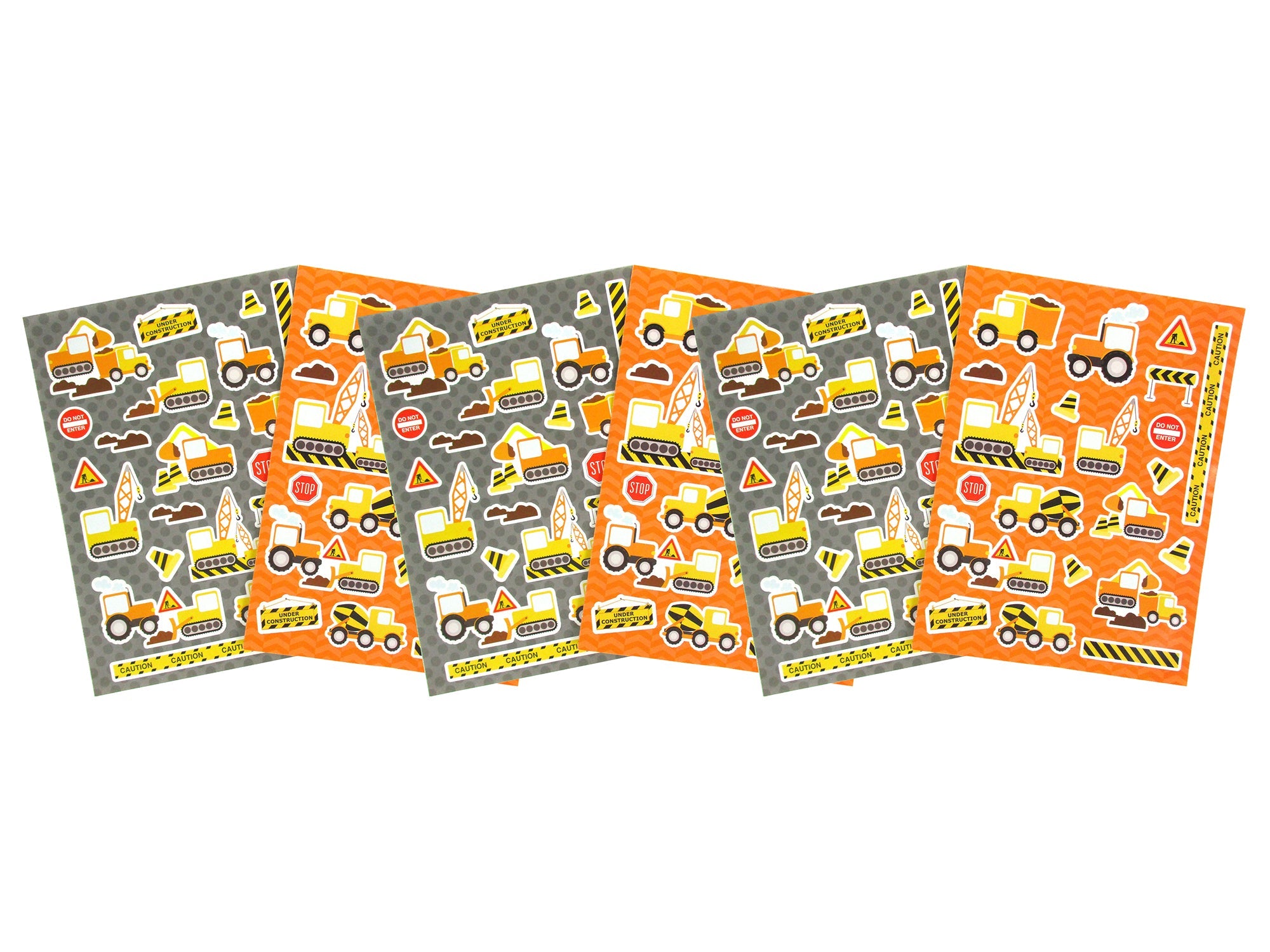 Construction Trucks Stickers