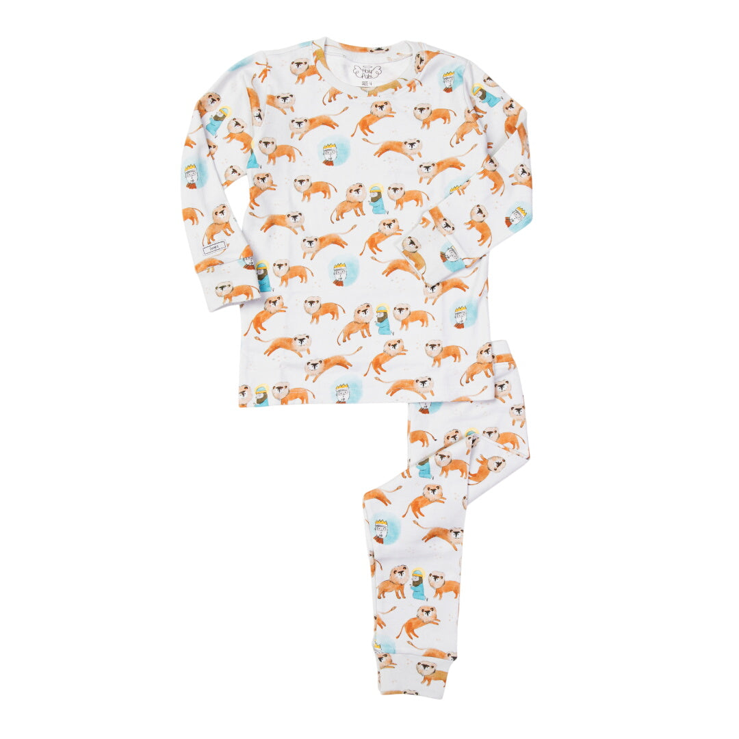 Daniel & The Lions Den Pj Long Sleeve Set Cotton